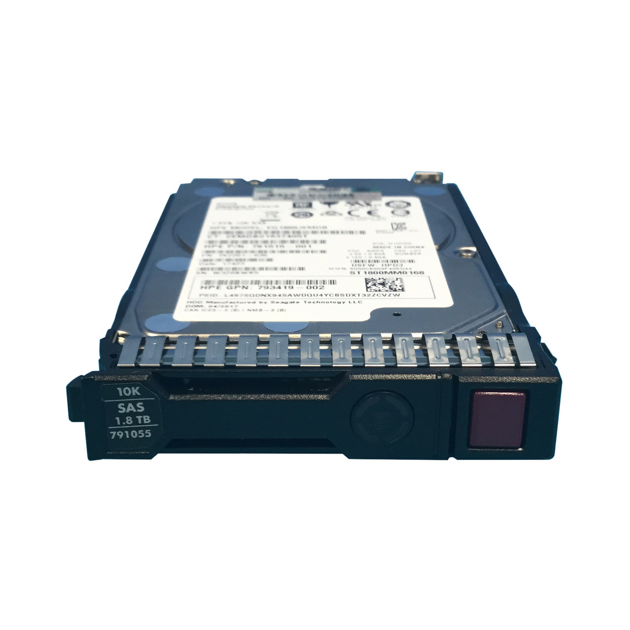 HP 791055-001 HPe 1.8TB 12G 10K SFF SAS 512E SC HDD 791034-B21