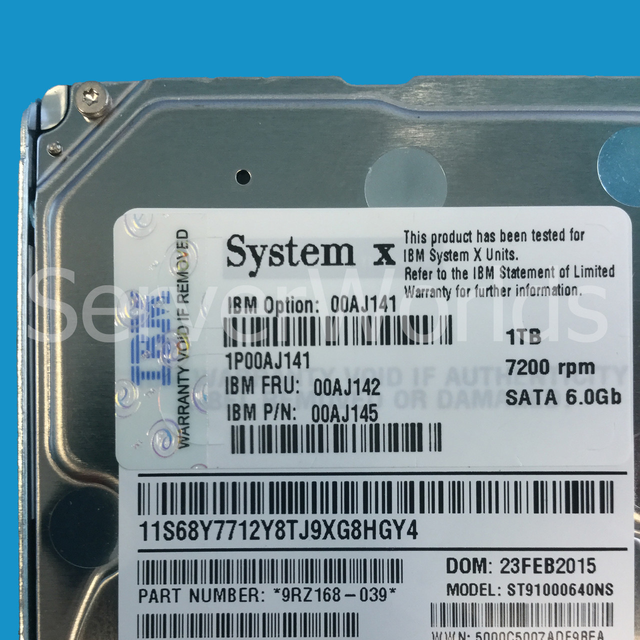 IBM 00AJ142 1TB 7.2K 6GBPS SATA 2.5