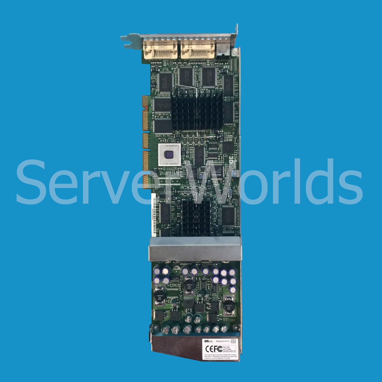 HPe A8051-60510 3D LAbs 6110 Extreme Wildcat AGP Graphics A8051-69510