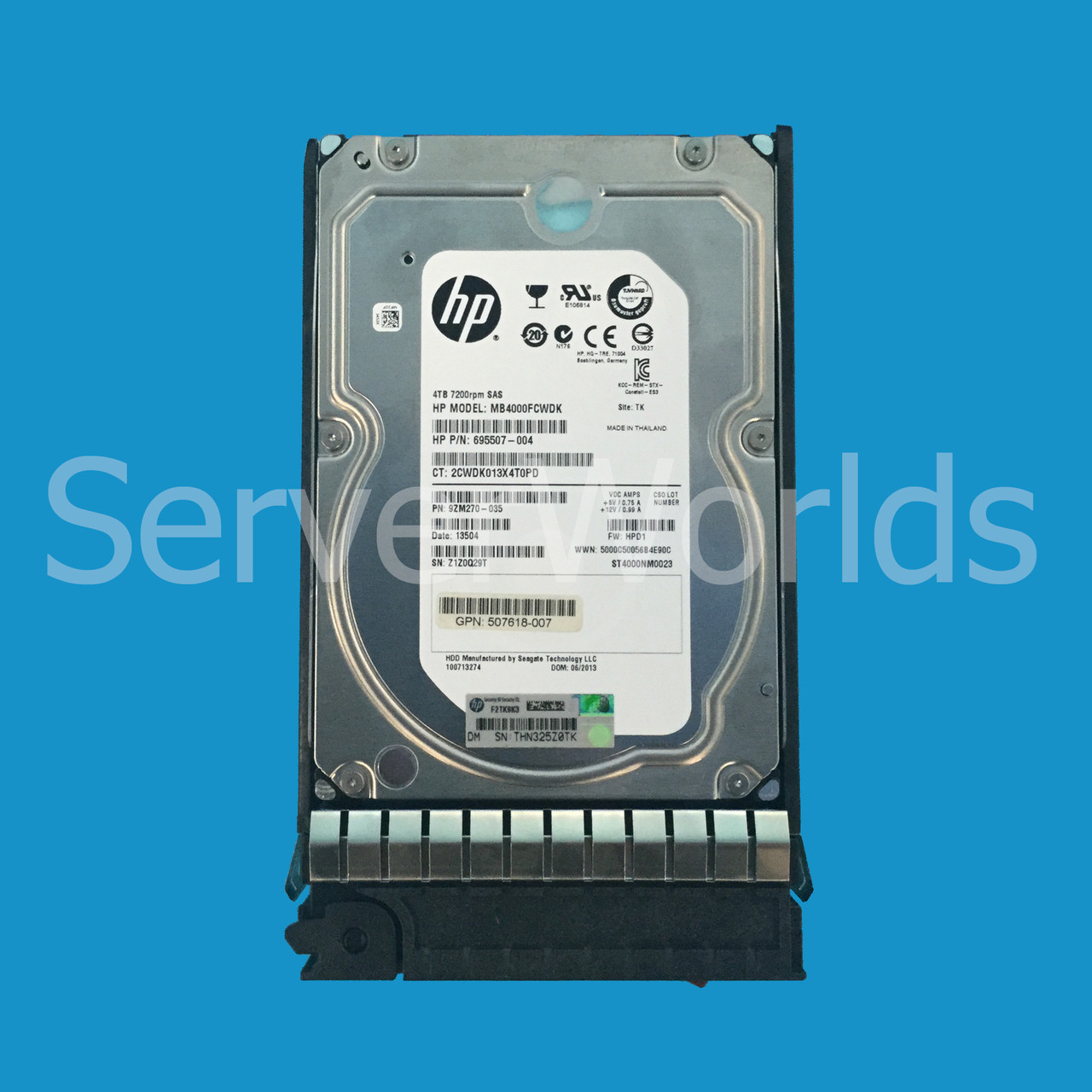 DIY 用品 HP 693721???001?4?TB 7200?RPM 3.5インチSAS 6?G HDD パソコン・周辺