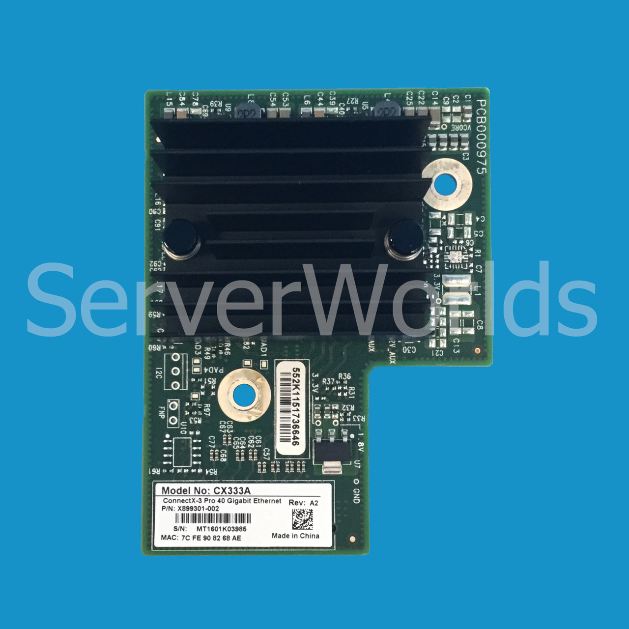 HP 789125-001 Pro Mezzannine Card 1P QFSP+CX3Pro 775816-001