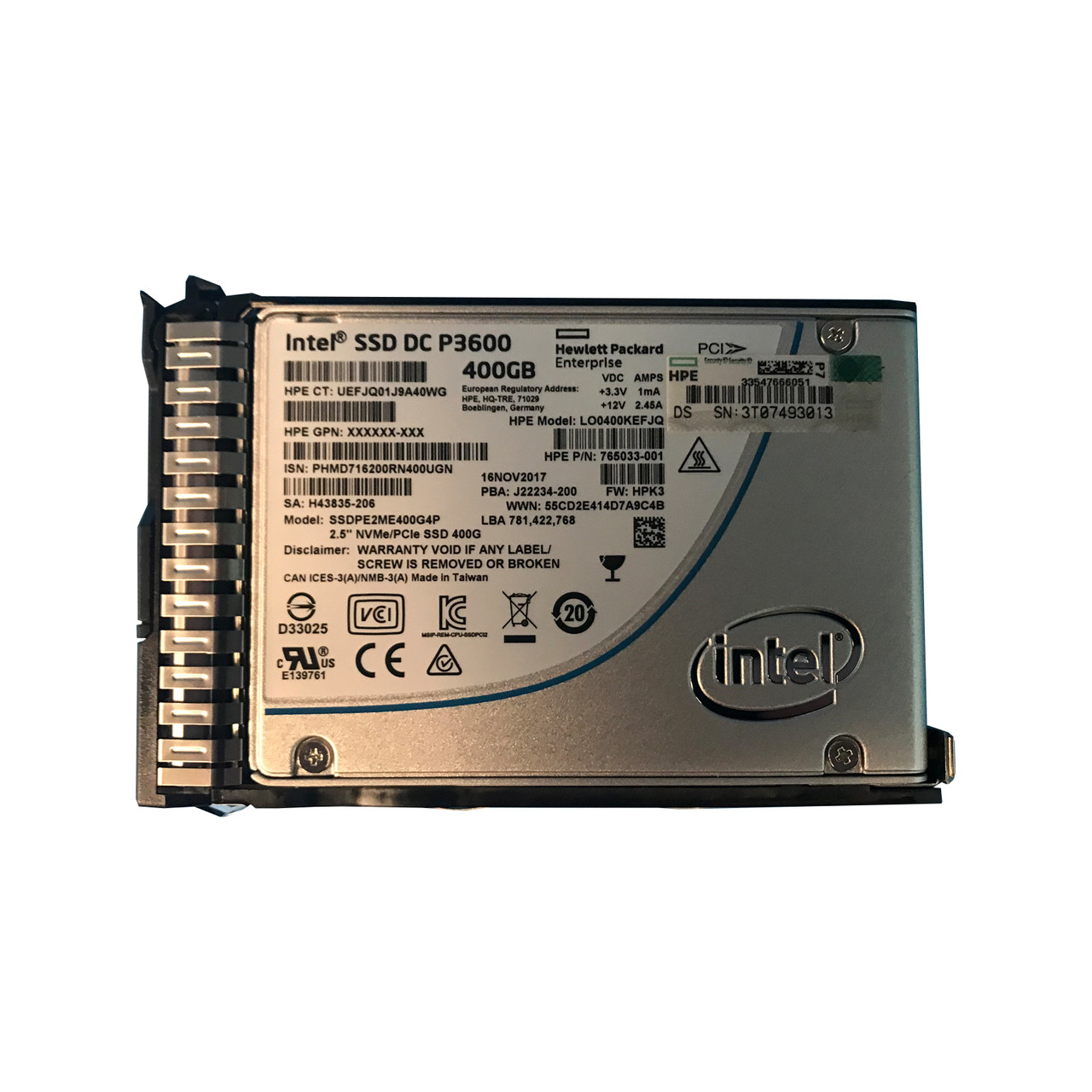 HP 765063-001 | 400GB MLC PICe SSD | 765033-001 | 765034-b21