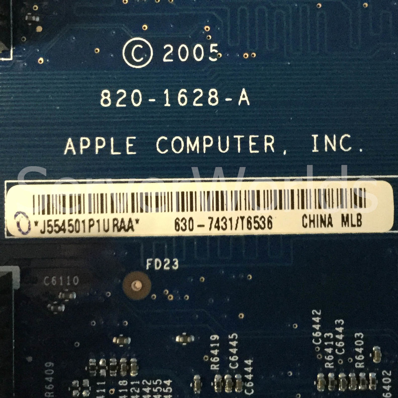 Apple 630-7431 PowerMac G5 Logic Board 630T6536, 820-1628