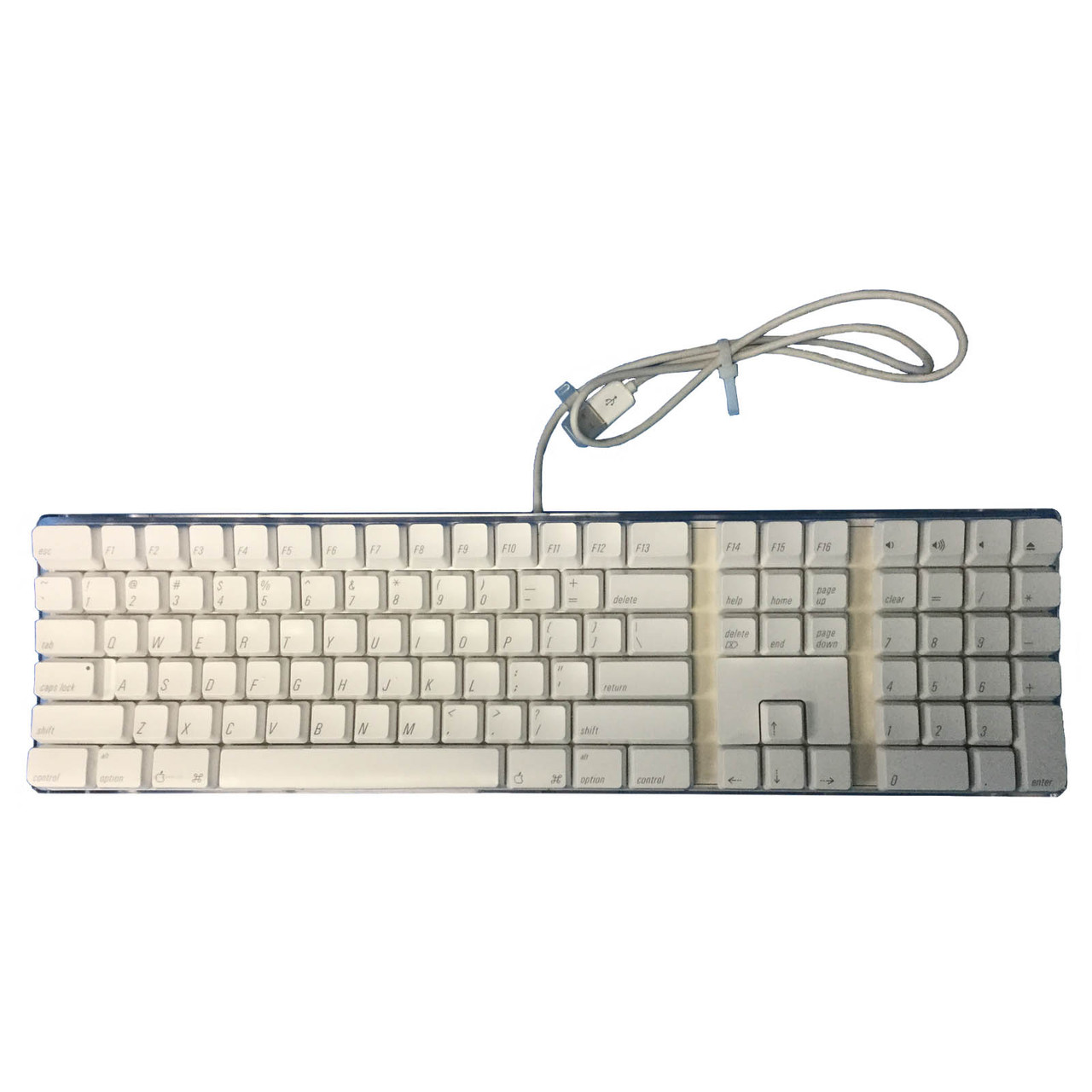 Apple A1048 | White USB Wired Keyboard - Serverworlds
