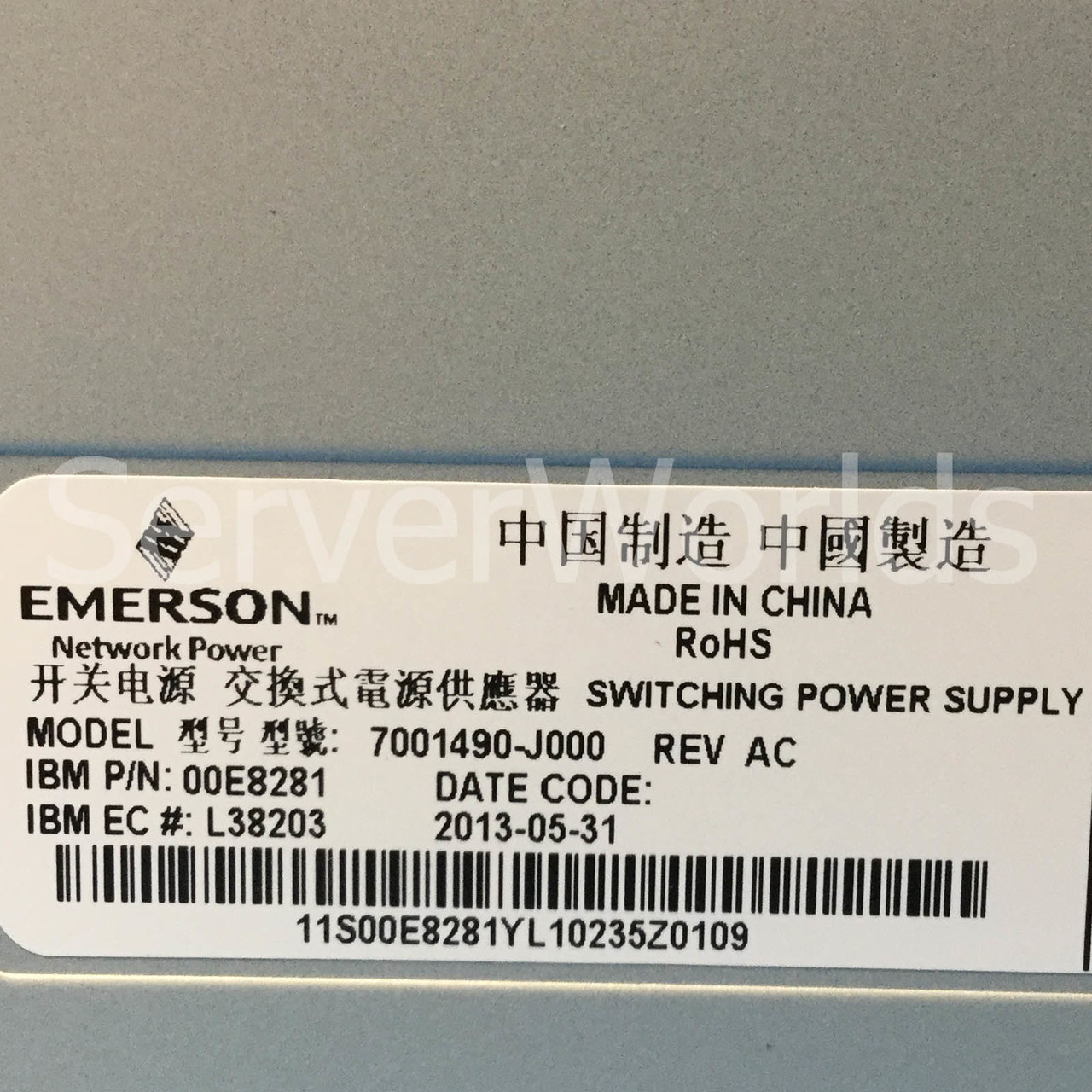 IBM 00E8281 9117-MMB 1725W Power Supply