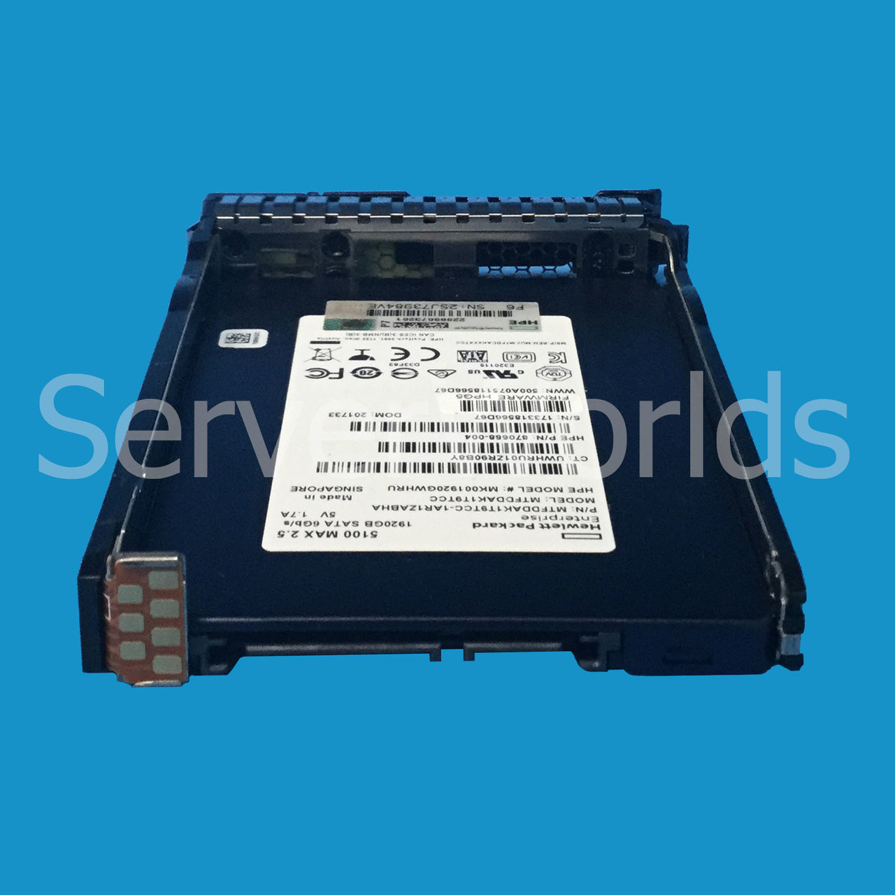 HP 875867-001 1.92TB SATA 6GBPS 2.5" Hot Plug SSD