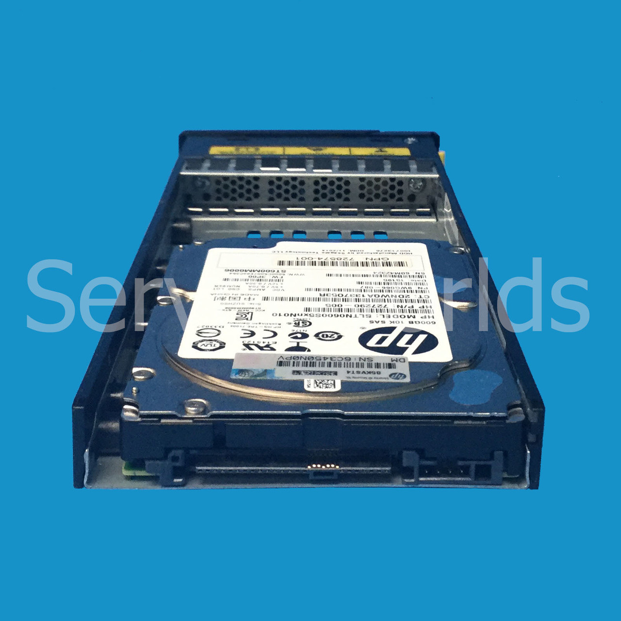 HPe 727398-001 600GB 10k 6G SAS M6710 SFF Hot Plug Disk  