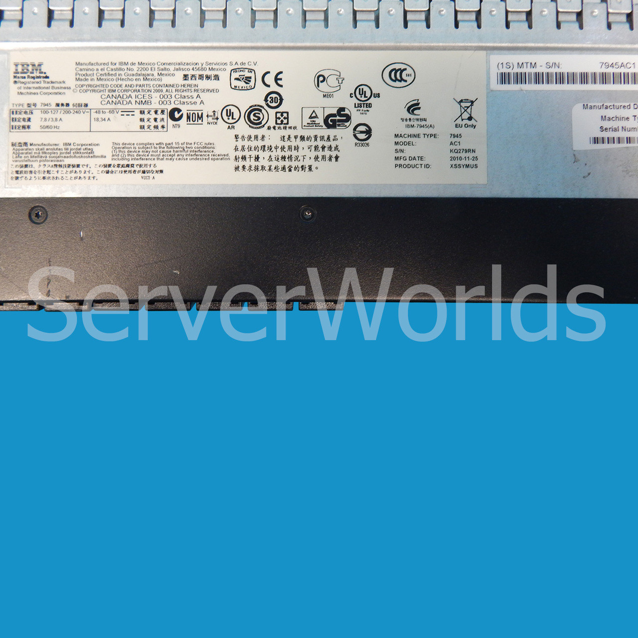 Refurbished IBM x3650 M3 SFF Configured to Order Server 7945-AC1