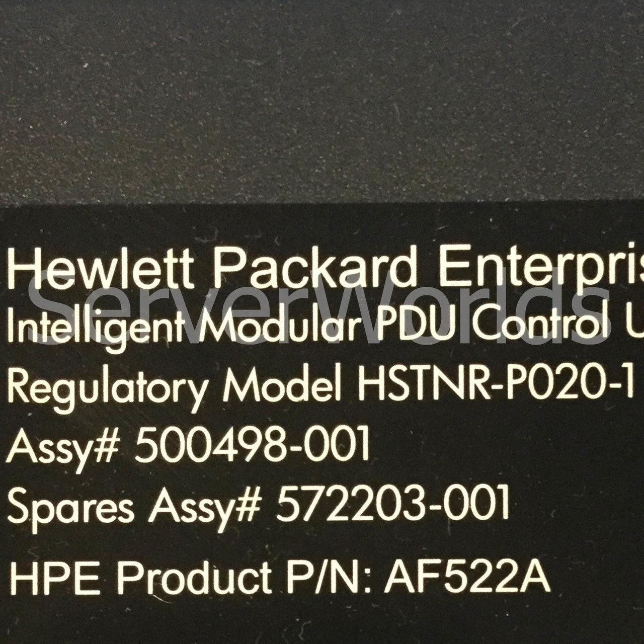 HP 572203-001 Inteligent PDU 24A 3Ph - Core Only 500498-001 AF522A
