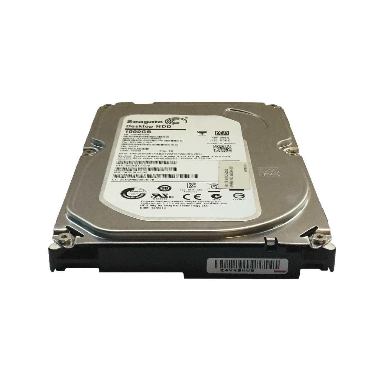 HP 684594-001 1TB 7.2K 6G  SATA III 3.5 NHP Hard Drive 661699-001