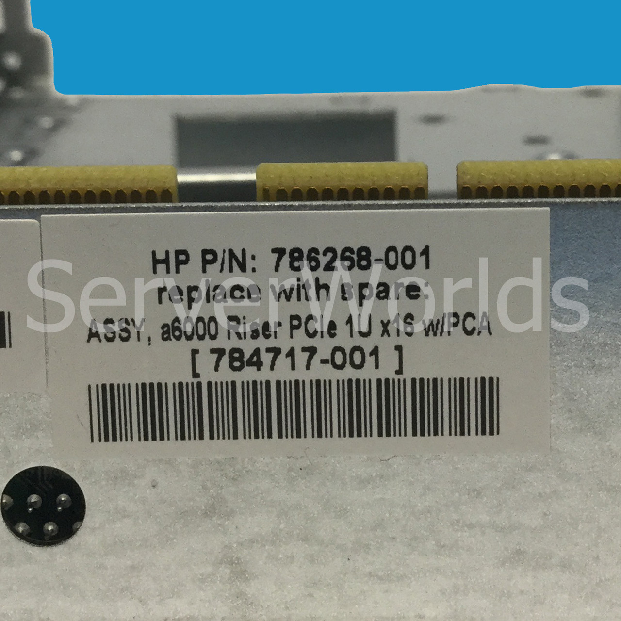 HP 778046-B21 Apollo 6000 PCIe Riser x16 784717-001 786268-001 