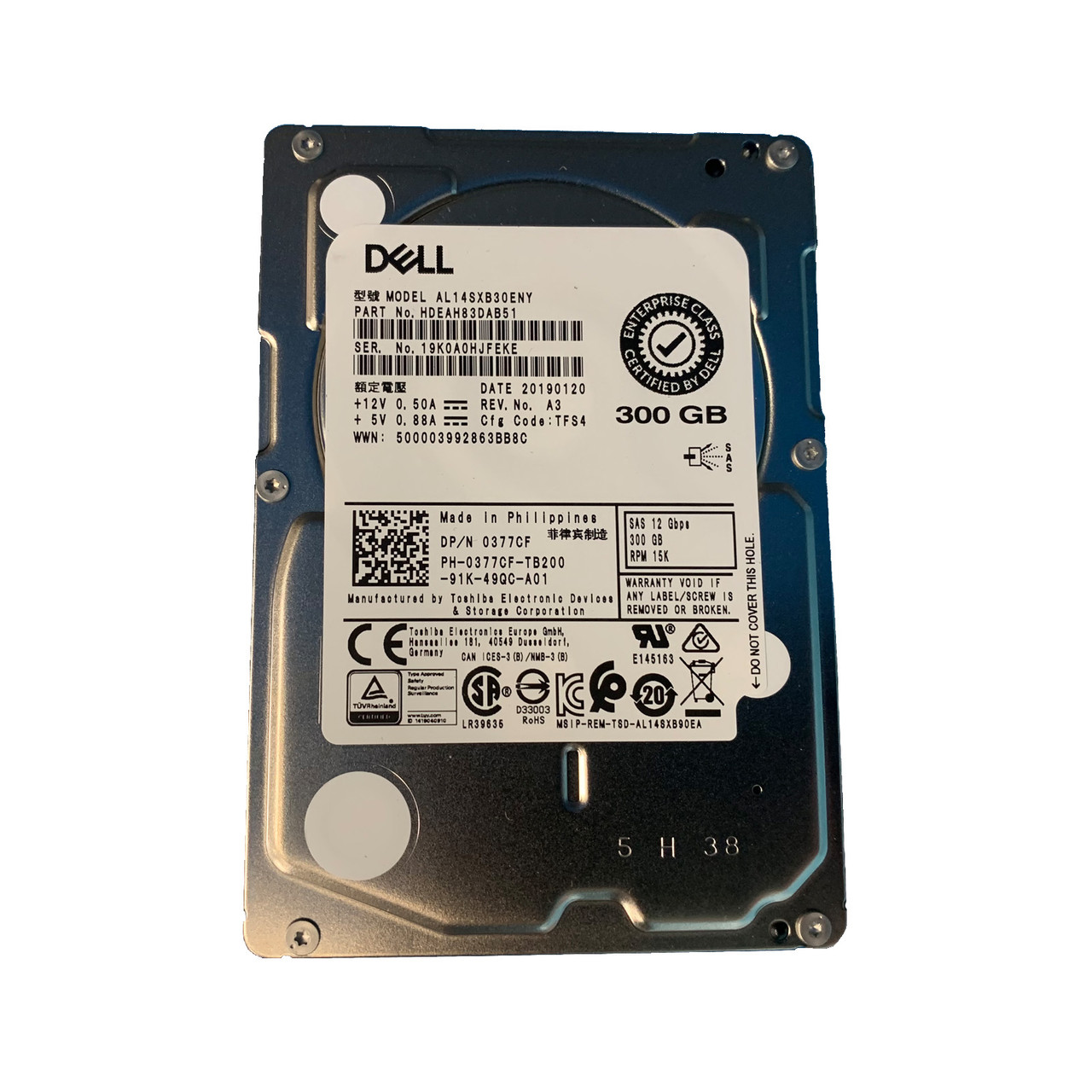 Dell 377CF | AL14SXB30ENY | HDEAH83DAB51
