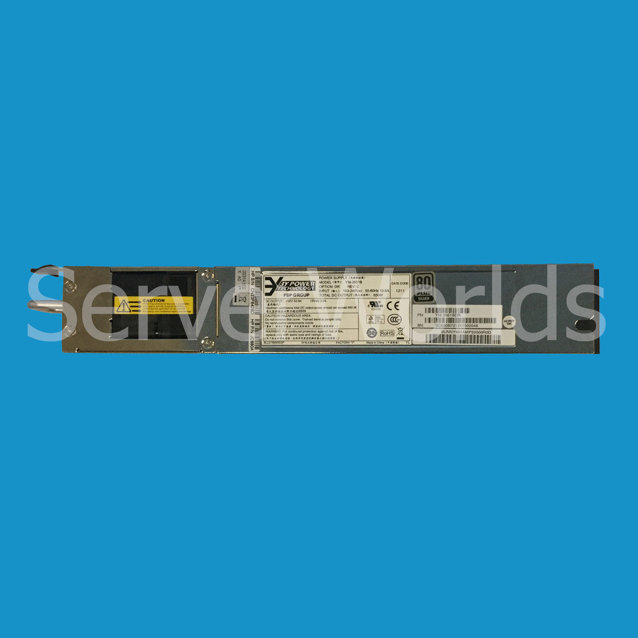 HP JC680A | A58X0AF 650W Power Supply | YM-2651B - Serverworlds