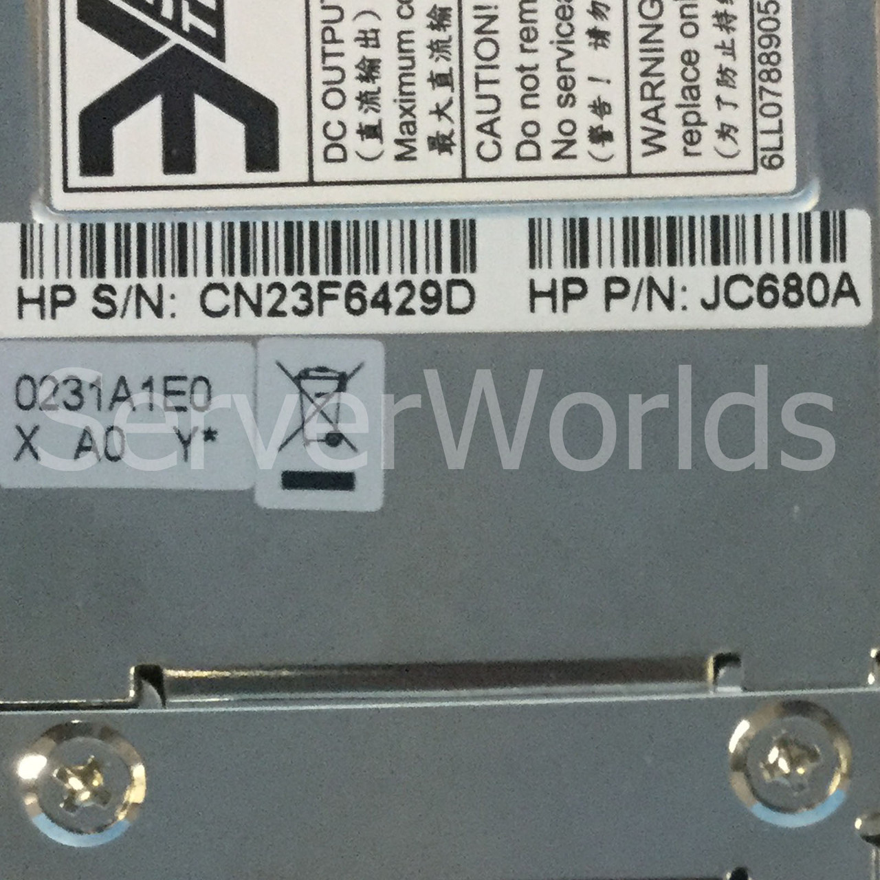 HP JC680A A58X0AF 650W Power Supply YM-2651B