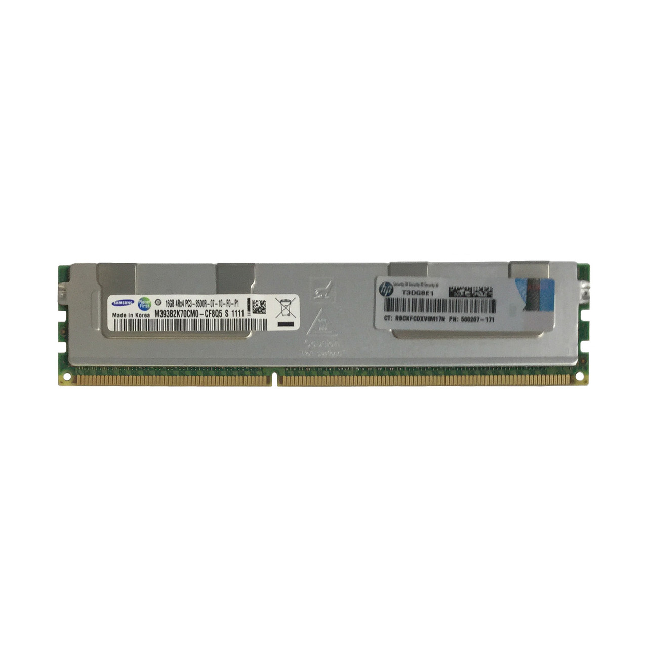 HP 500207-171 16GB PC3-8500r Memory Quad Rank 593915-B21 595098-001 