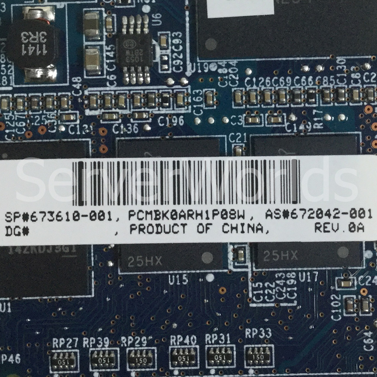 HP 673610-001 2GB Cache module for P721m controller 672042-001