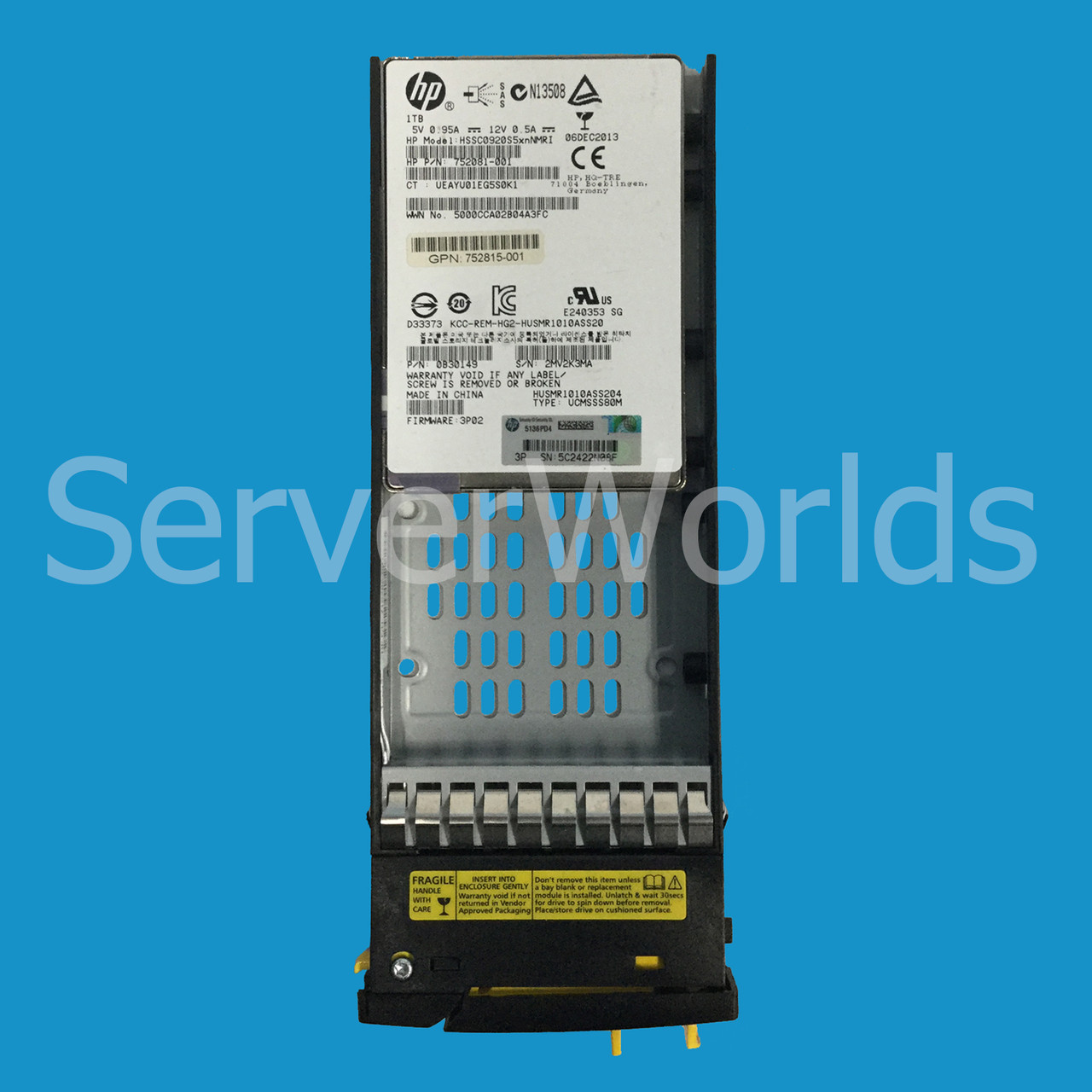 HP 752842-001 920GB SAS 2.5" SSD drive 752815-001 752081-001