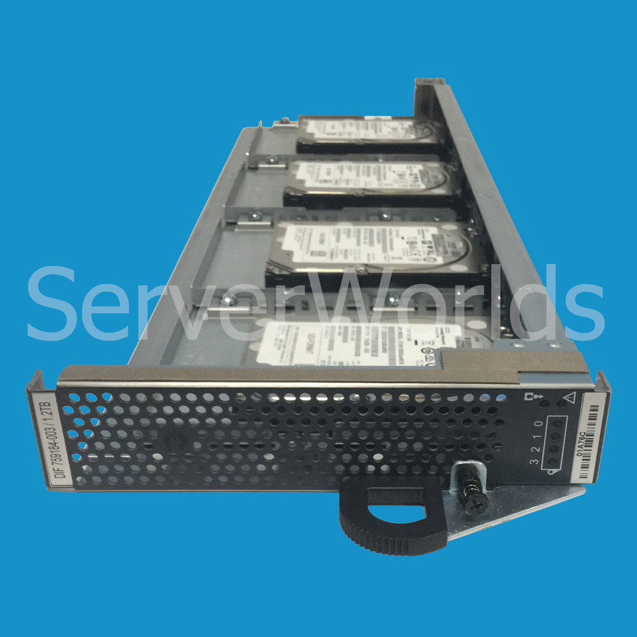 HPe 759184-003 3Par 1.2TB 10K SAS 4 Pack 10K Tray E7X50A