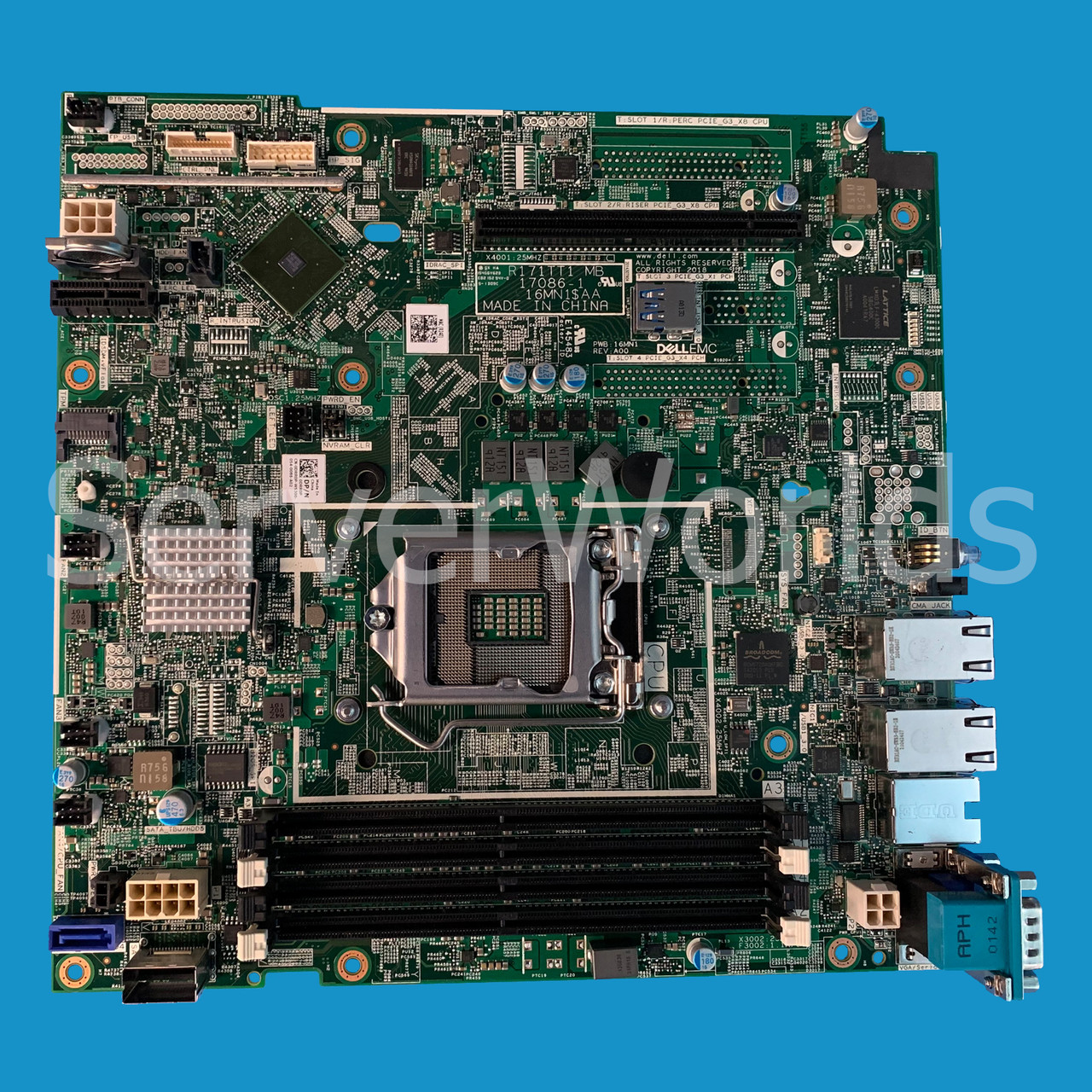 Dell DRR0P Poweredge R240 System Board