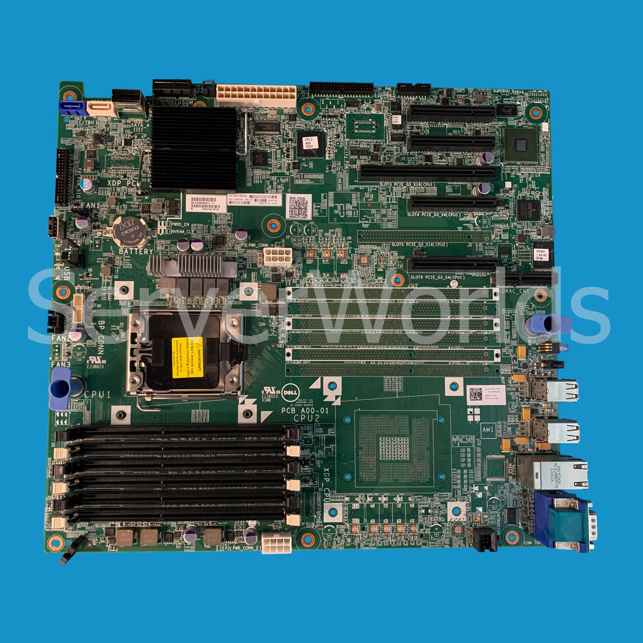 Dell 7C9XP Poweredge T320 System Board