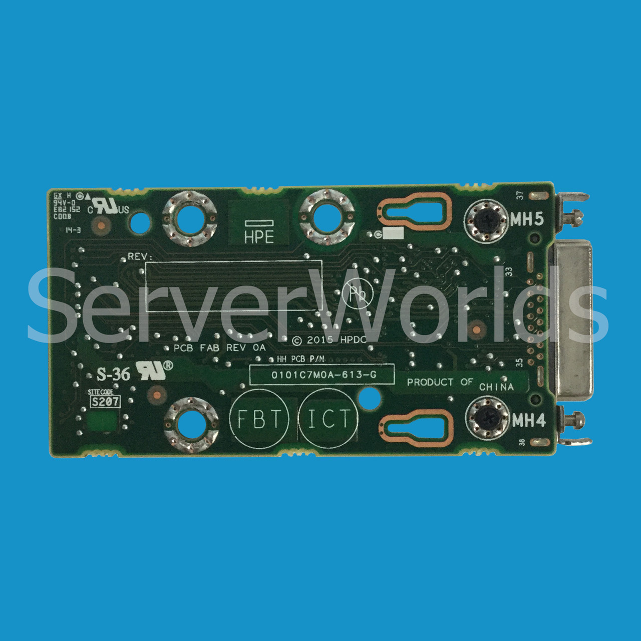 HP 868121-001 PCA Front Serial/USB/Video XL260a G9 831454-001