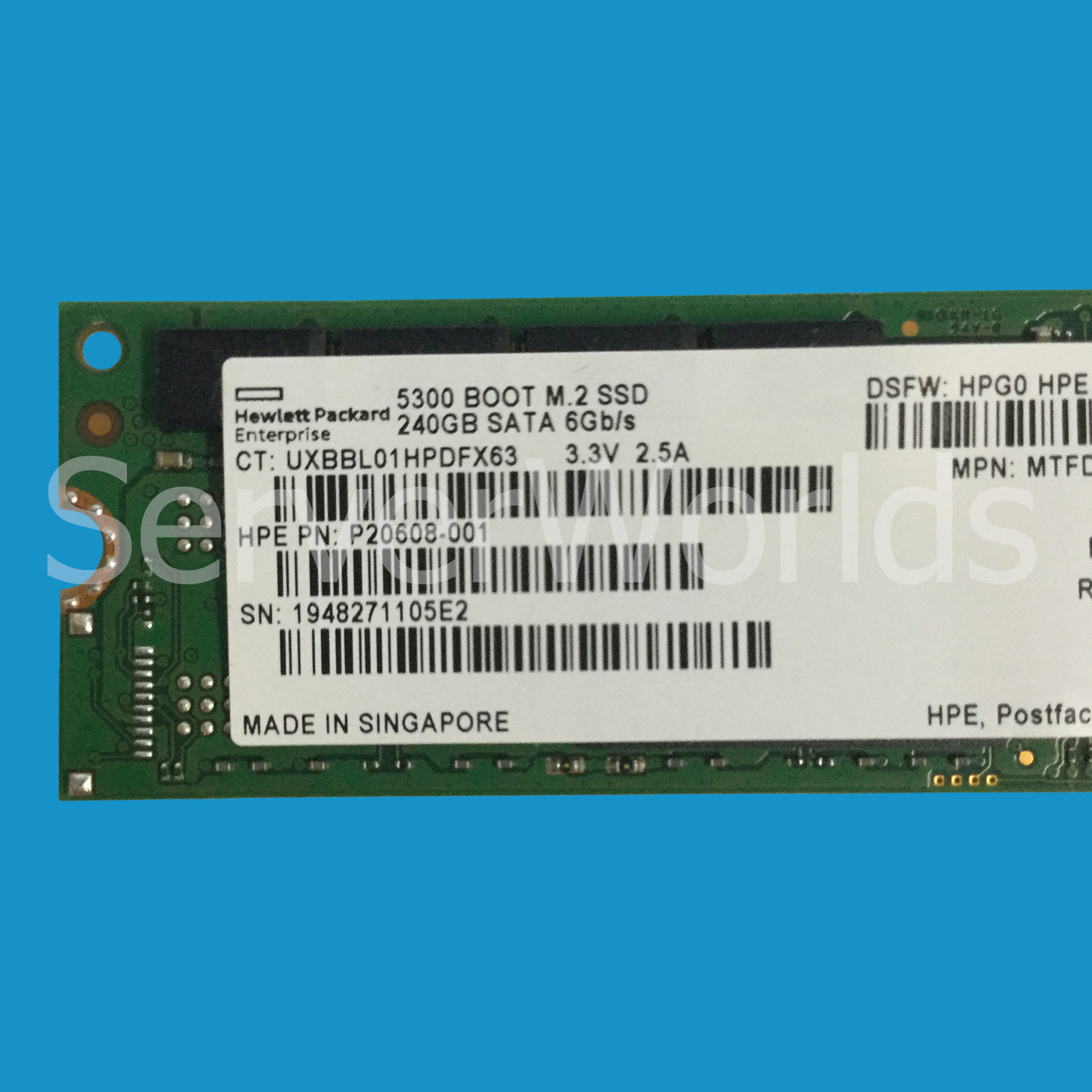 HPe P20608-001 240GB SATA RI M.2 SSD