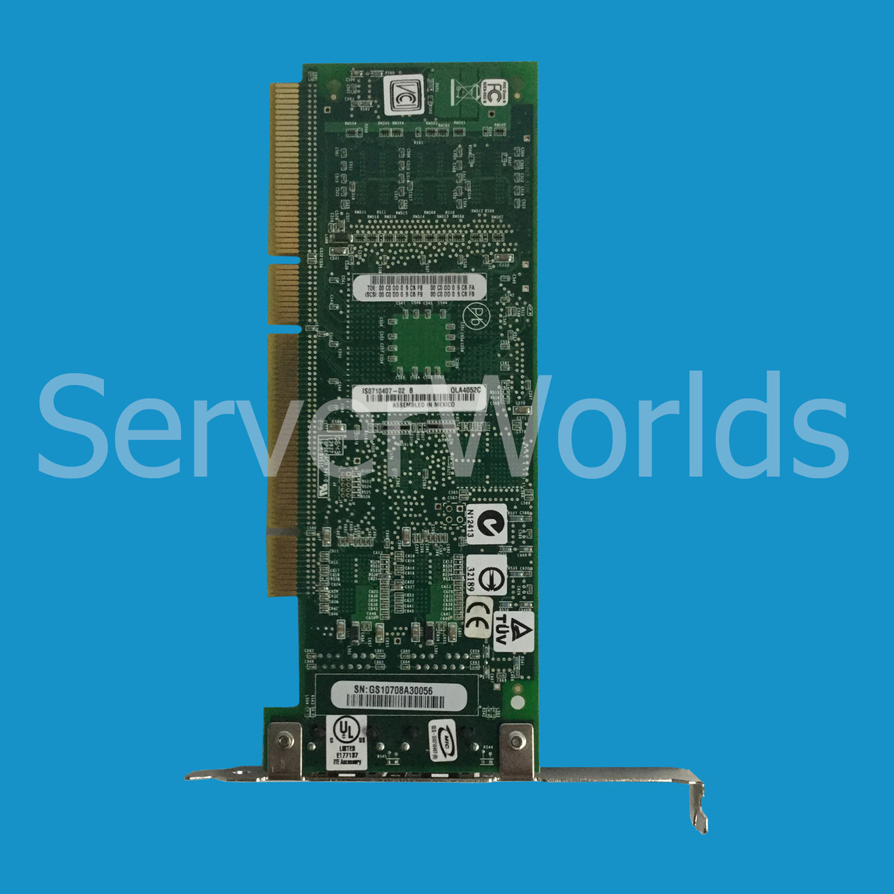 HPe 640973-001 3Par Dual Port ISCSI PCI-X Adapter QL230B QLA4052C