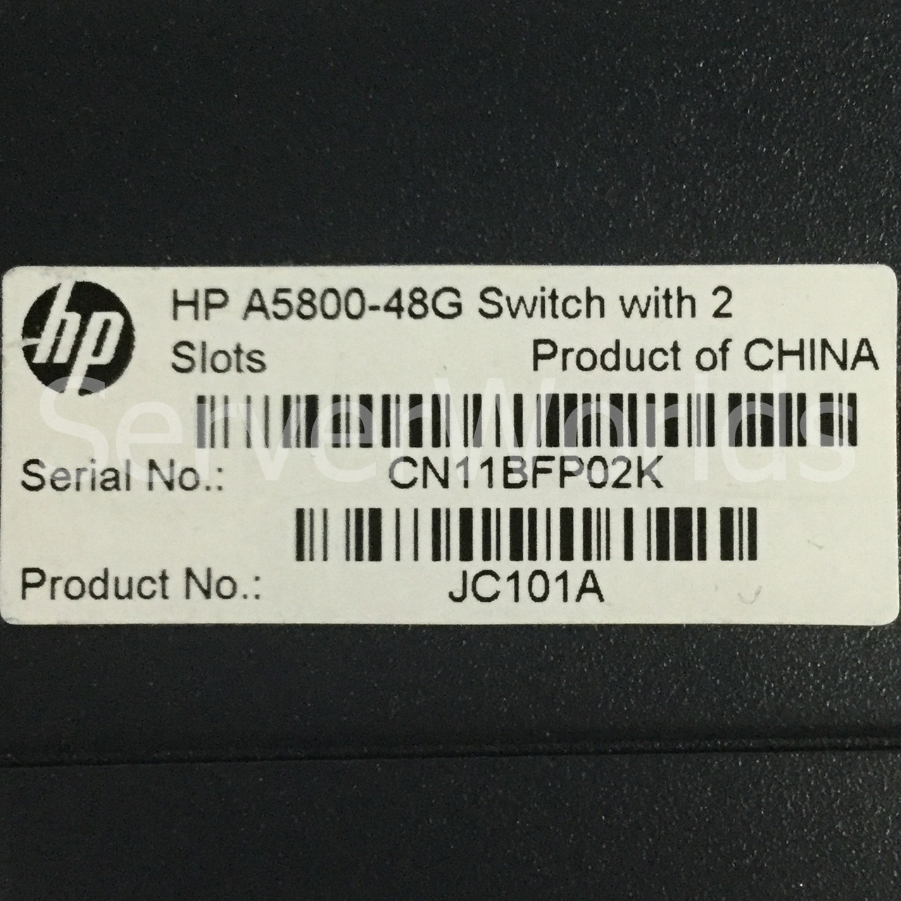 HP JC101A A5800 48 Port 1000Baset Switch 2 slot 2U POE A5800-48G