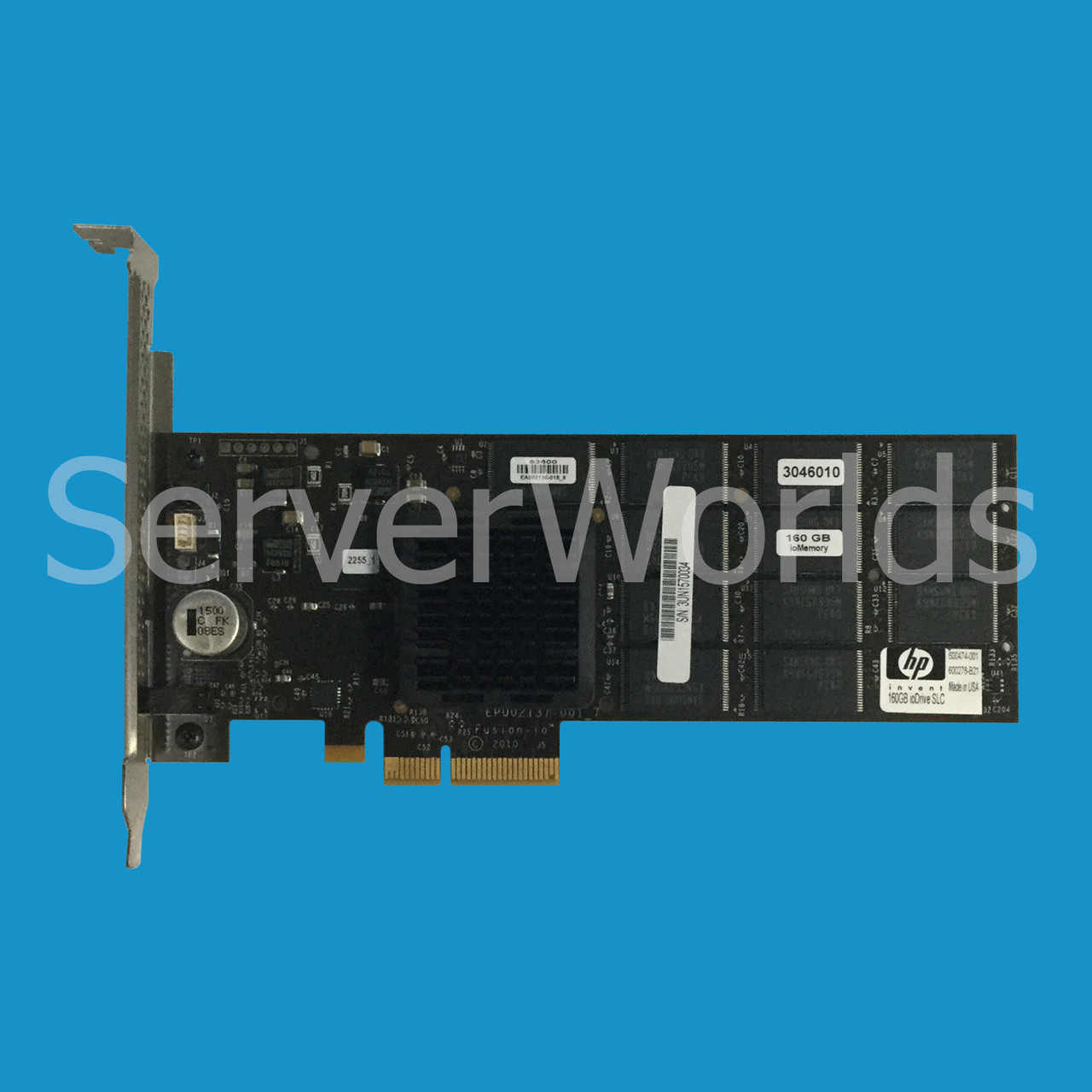 HP 600474-001 Fusion IO 160GB Accelerator SLC 600278-B21 