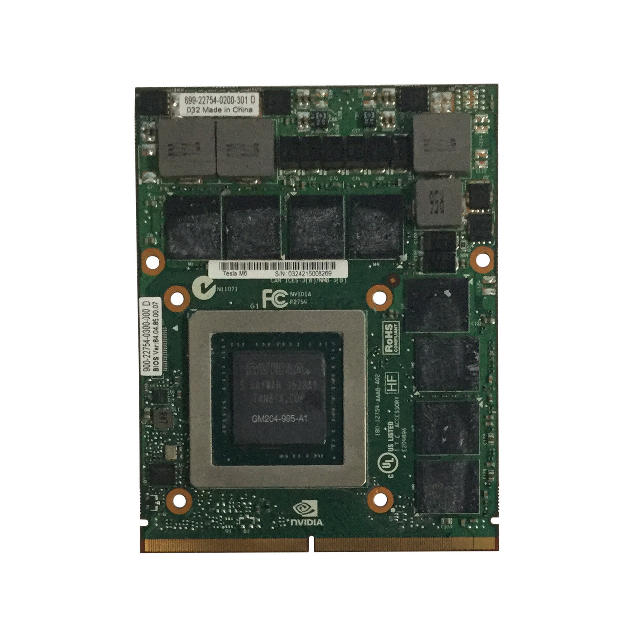 HPe 808409-001 Nvidia Tesla M6 MXM GPU Mezzanine Adapter 805132-B21