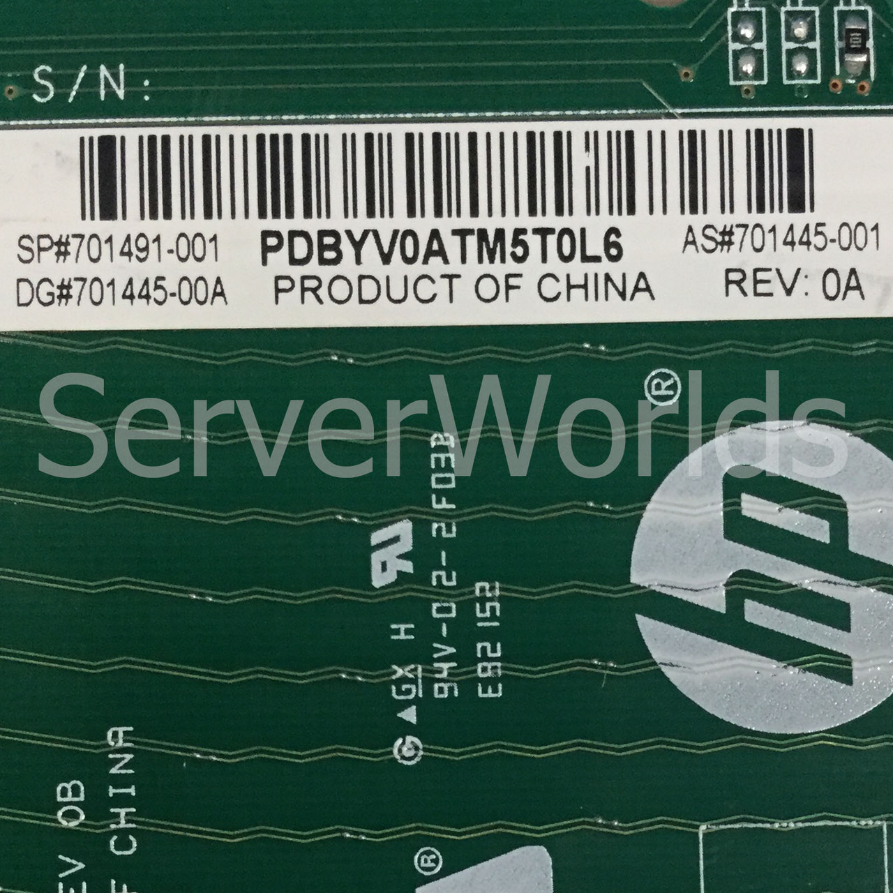 HP 701491-001 Secondary GPU Riser SL250s 701445-001