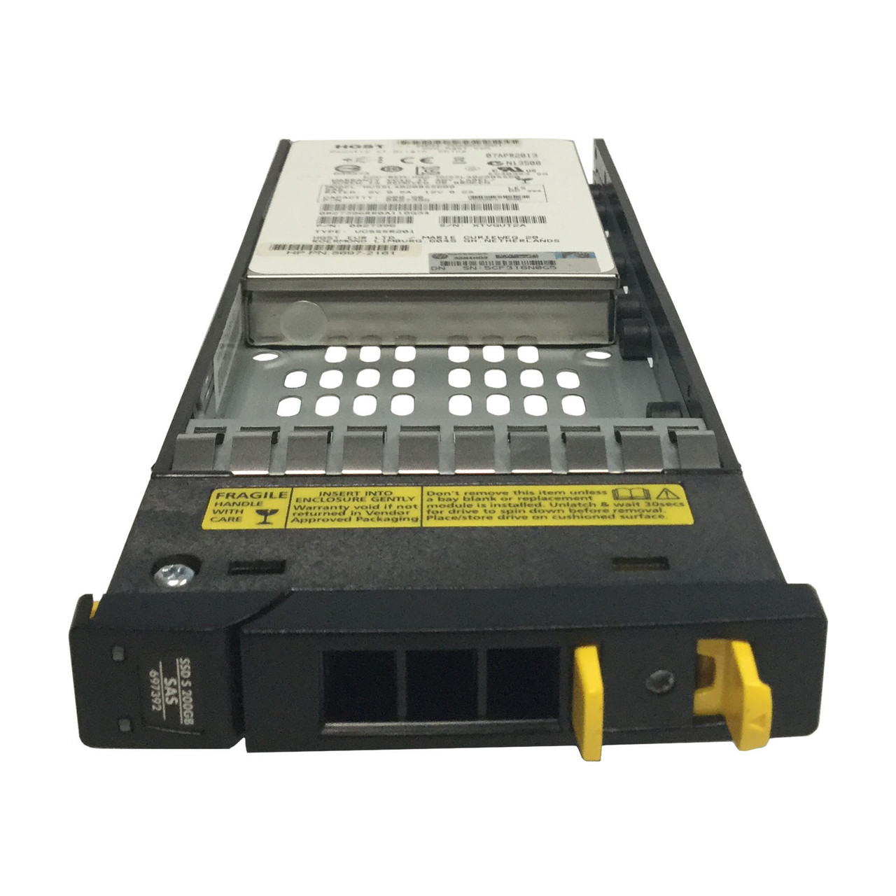 HP QR503A 3Par 200GB SSD 6G SAS Hot plug disk 697392-001 702507-001