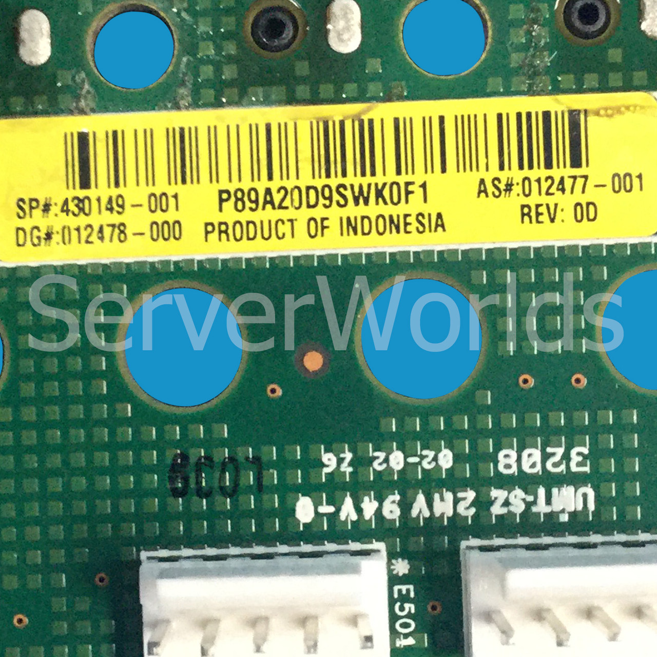 HP 430149-001 SAS Backplane board 