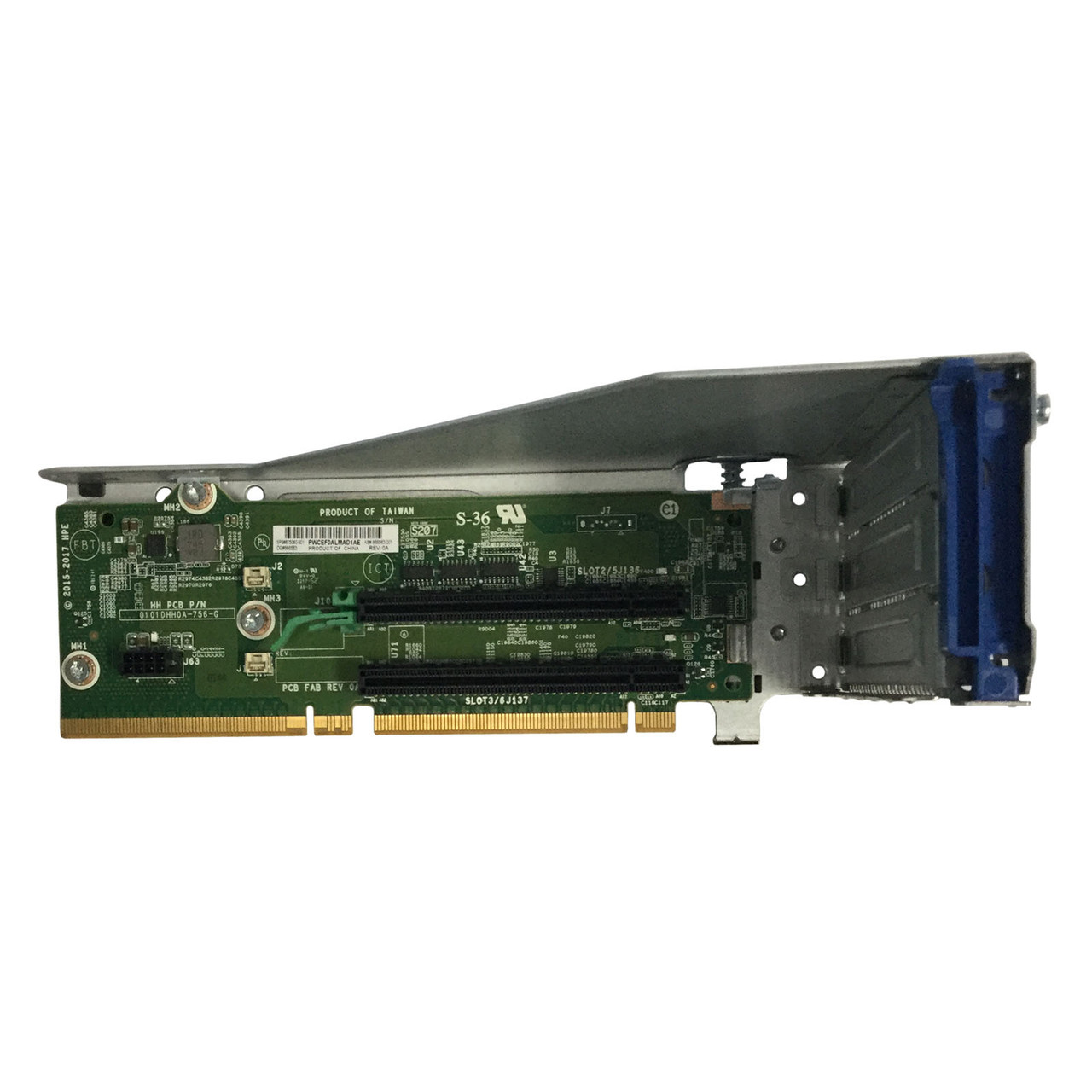 HPe 870548-B21 DL38X Gen10 PCIe Riser Card Assembly x8/x16/x8 