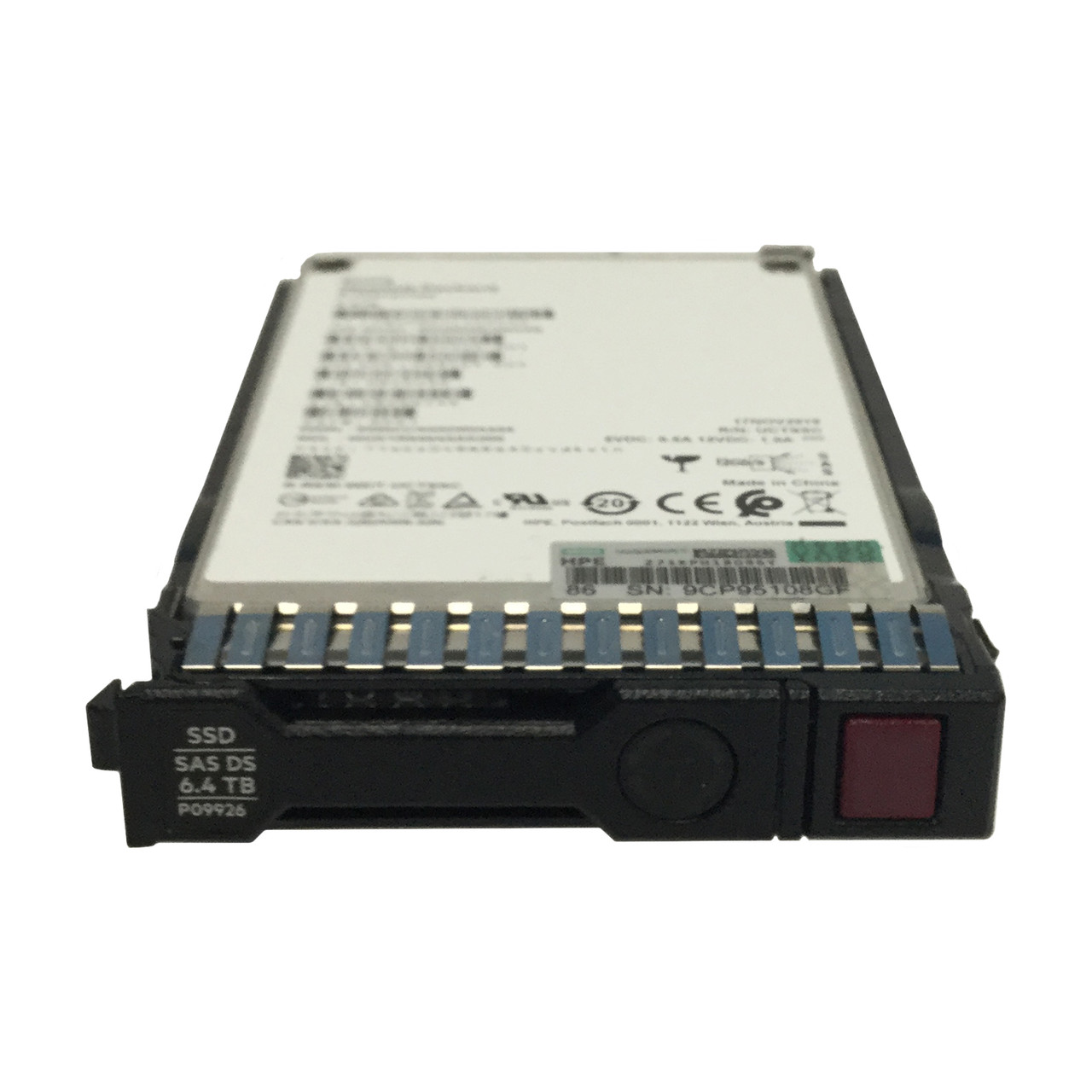 HPe P09926-001 6.4TB SAS 12G MU SSD DS SFF Drive P09096-B21 P07442-005