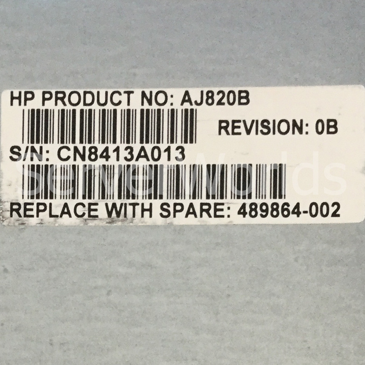 HP 489864-002 8/12c Blade SAN Switch AJ820B