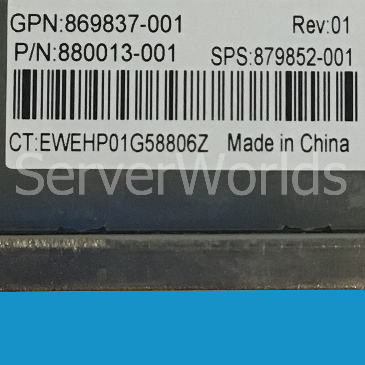 HPe 879852-001 Heatsink CPU 2 XLx70r G10 869837-001 880013-001