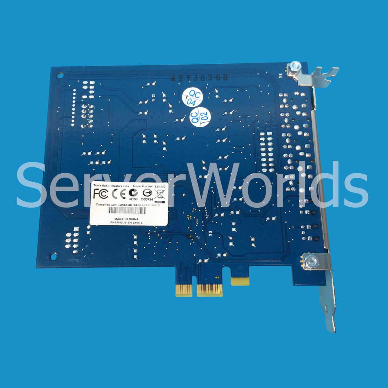 Dell P380K | X-Fi Xtreme 7.1 PCIe x1 Sound Card - Serverworlds