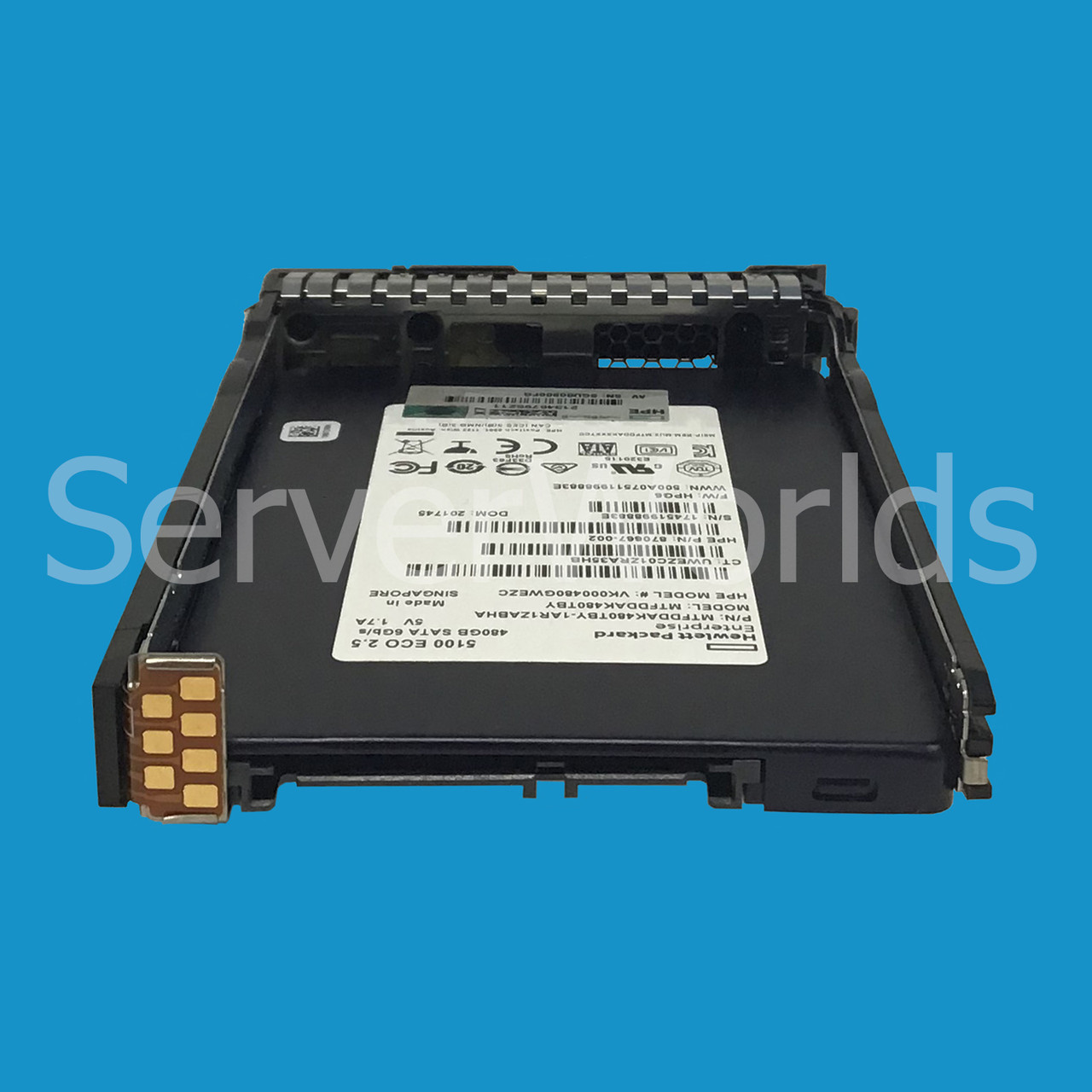 HP 875655-001 480GB SATA 6G 2.5" Hot Plug SSD