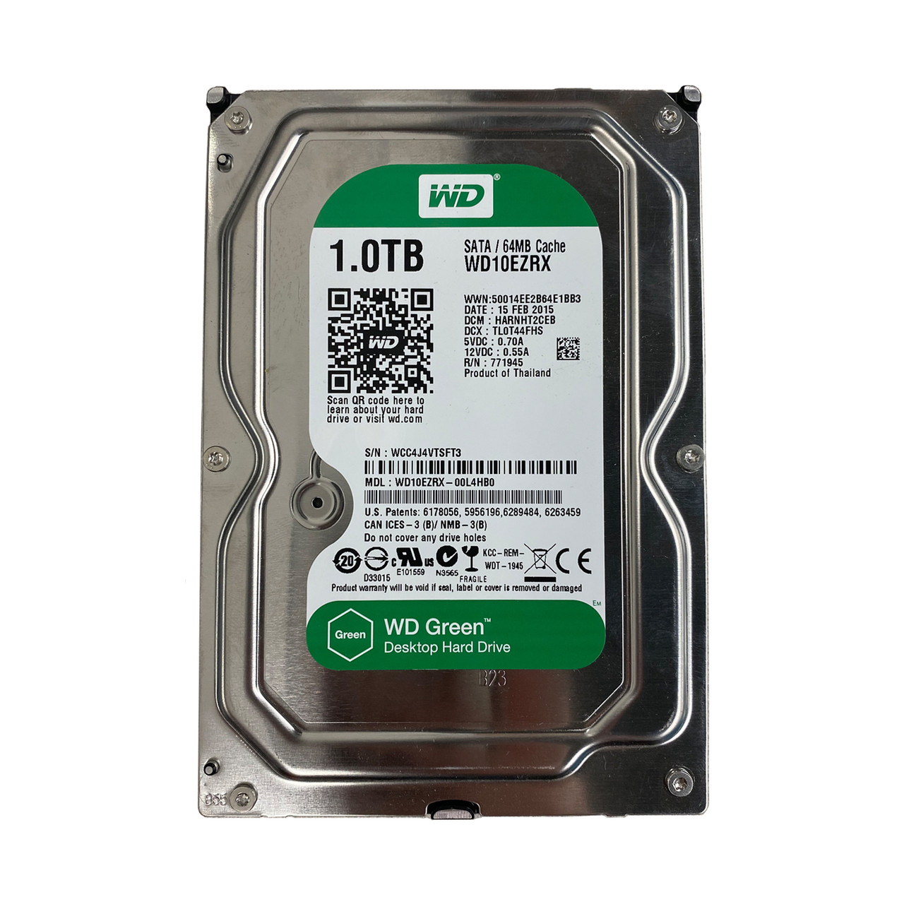 Western Digital WD10EZRX 1TB 5.4K 6G SATA 3.5" HDD WD10EZRX-00L4HB0