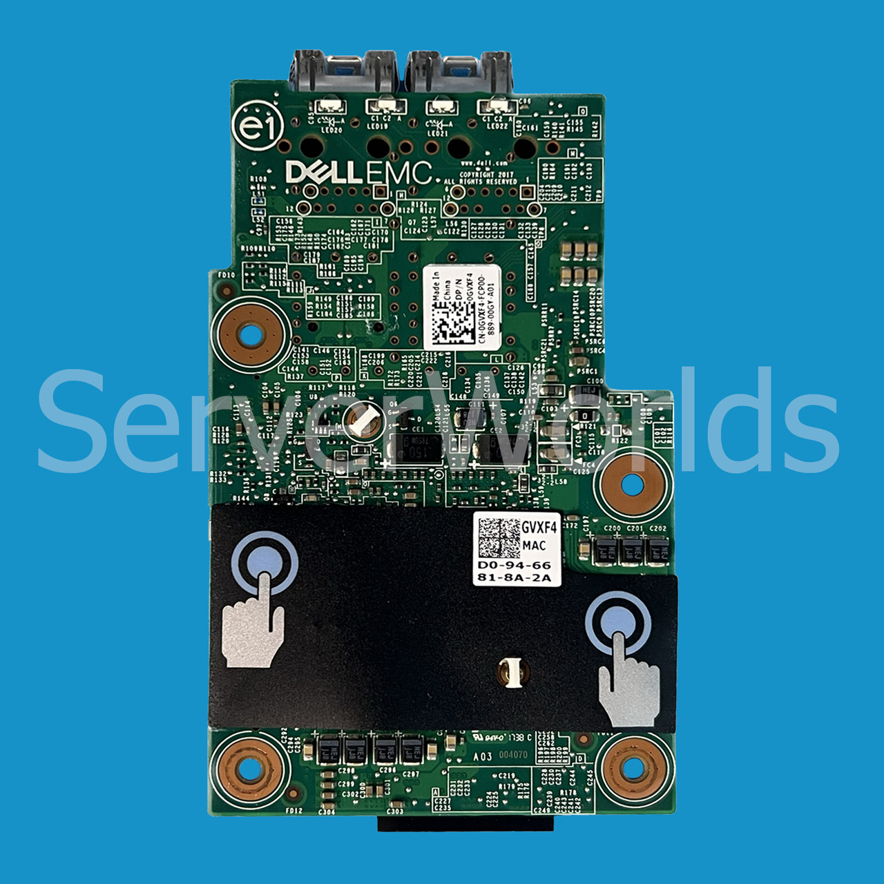 Dell GVXF4 Broadcom 57416 Dual Port 10GB SFP Mezz Card