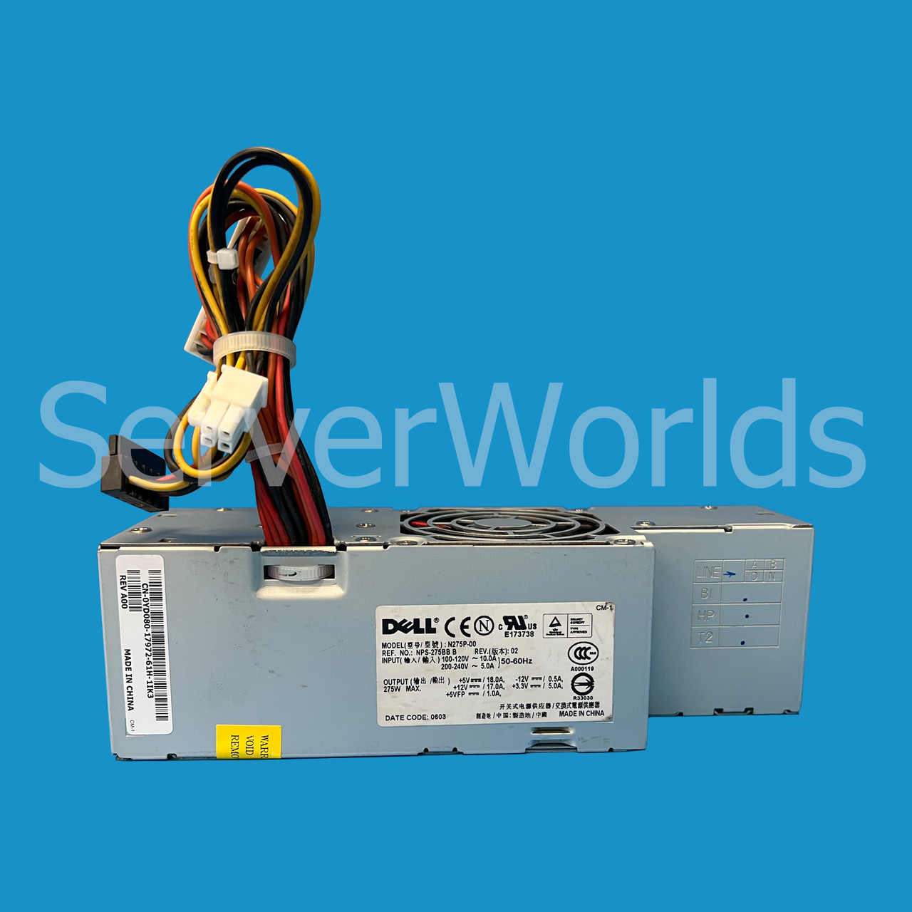 Dell YD080 OptiPlex 275W Power Supply N275P-00 NPS-275BB B