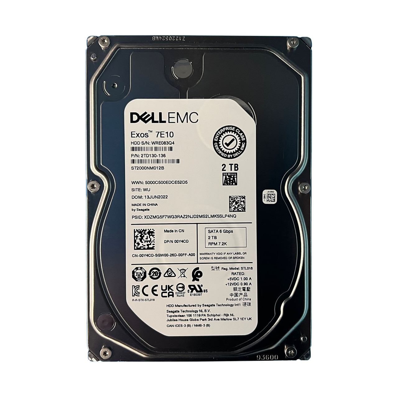 Dell 0Y4CD | 2TD130-136 | ST2000NM012B - Serverworlds