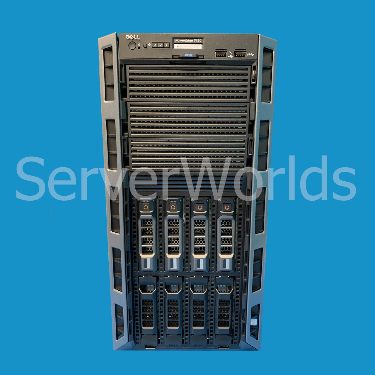 Refurbished PowerEdge T430, 2 x 8C 2.4Ghz, 128GB, 4 x 2TB, H730