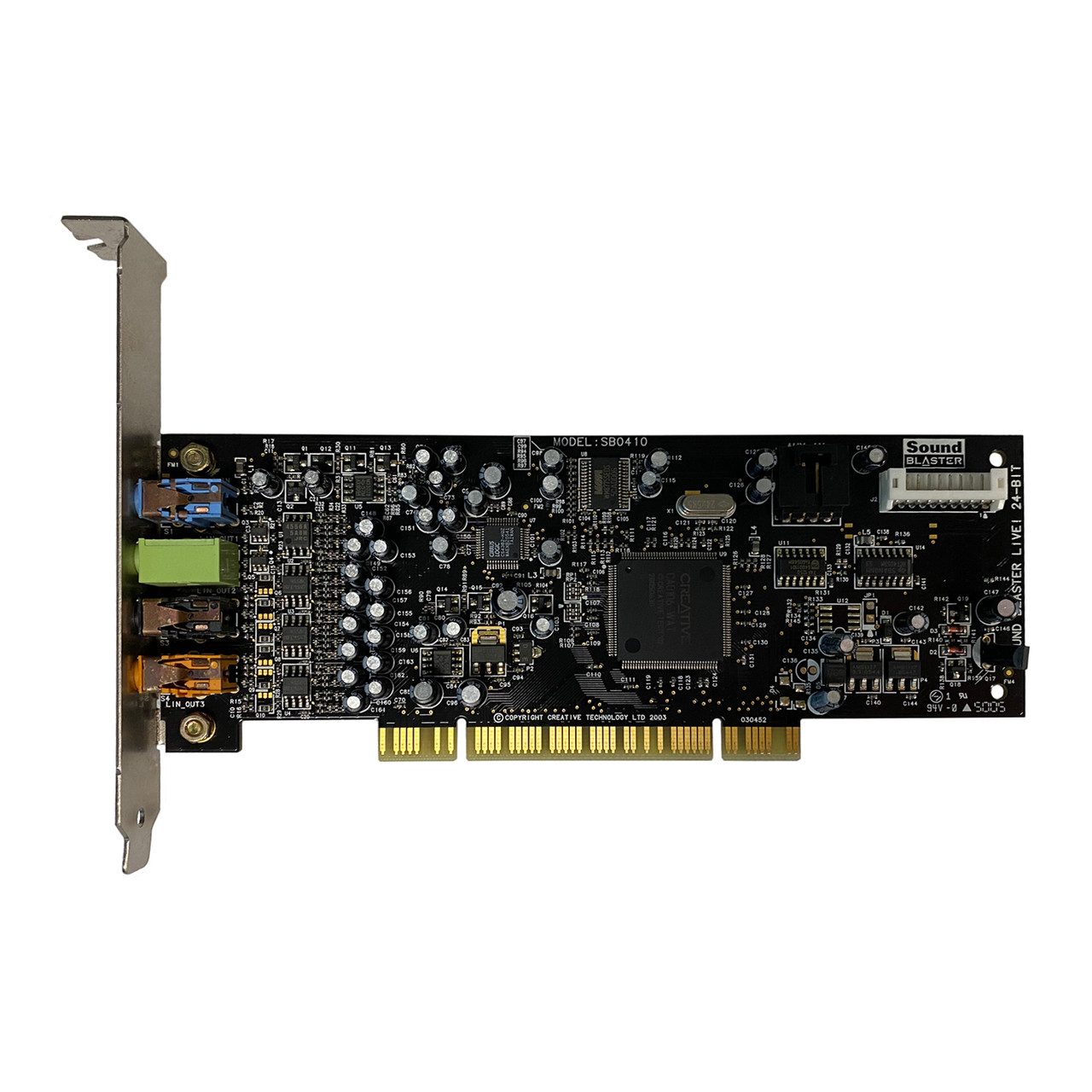 Sound Blaster SB0410 Live 24-Bit PCI Sound Card 