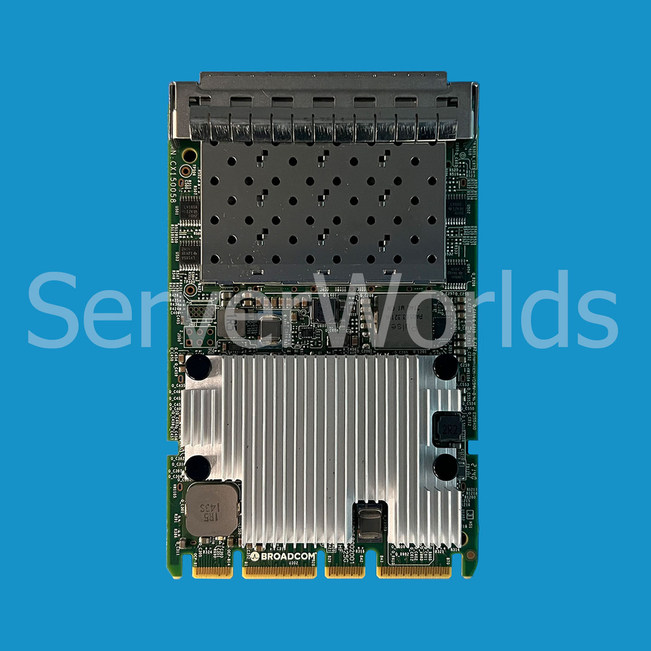 Scheda Di Rete Dell Broadcom 57504 Quad 25 GB SFP28 &ndash; Usata, Per Server 15G, Codice X1KR4