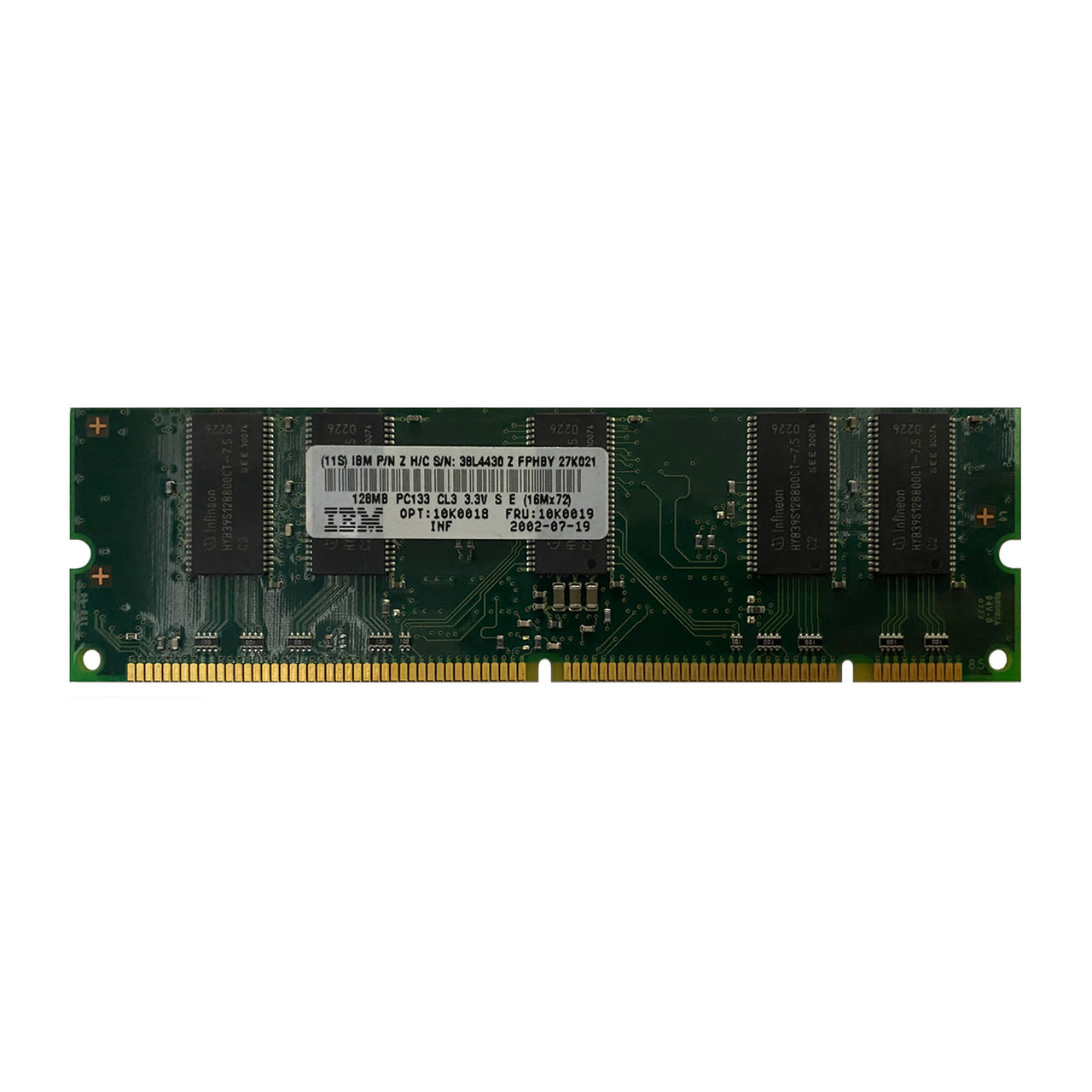 IBM 10K0019 128MB PC-133 DDR Memory Module 10K0018