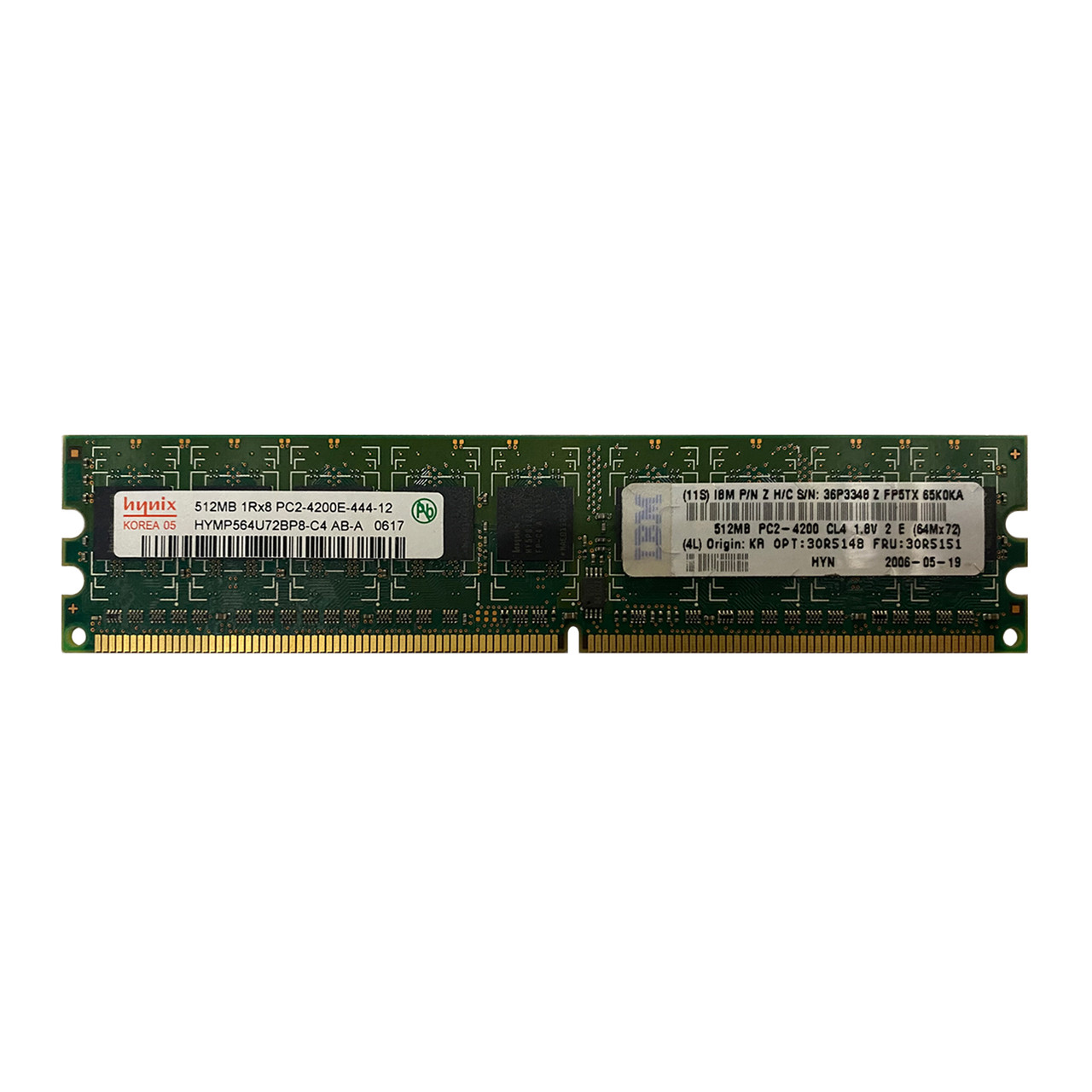 IBM 30R5151 512MB PC2-4200E DDR2 Memory Module 30R5148