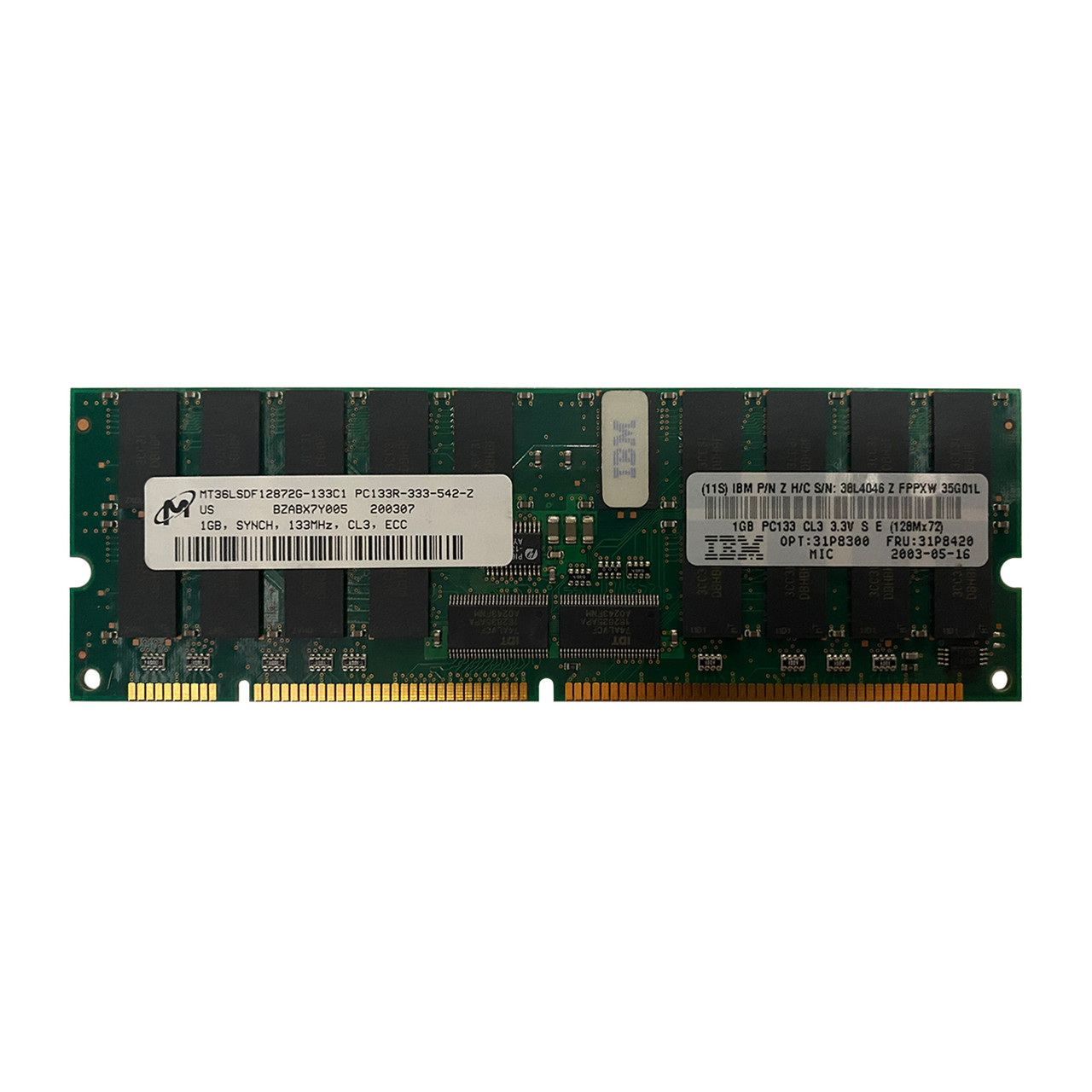 IBM 31P8420 1GB PC-133 DDR Memory Module 31P8300