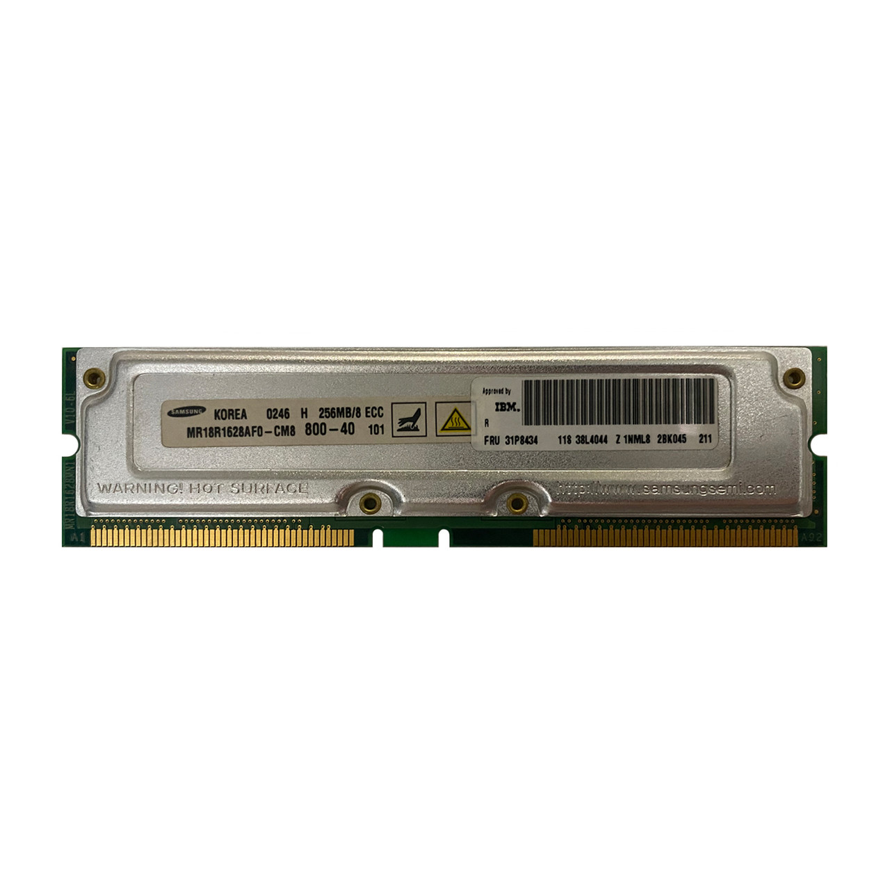 IBM 31P8434 256MB PC-800 DDR Memory Module 38L4044